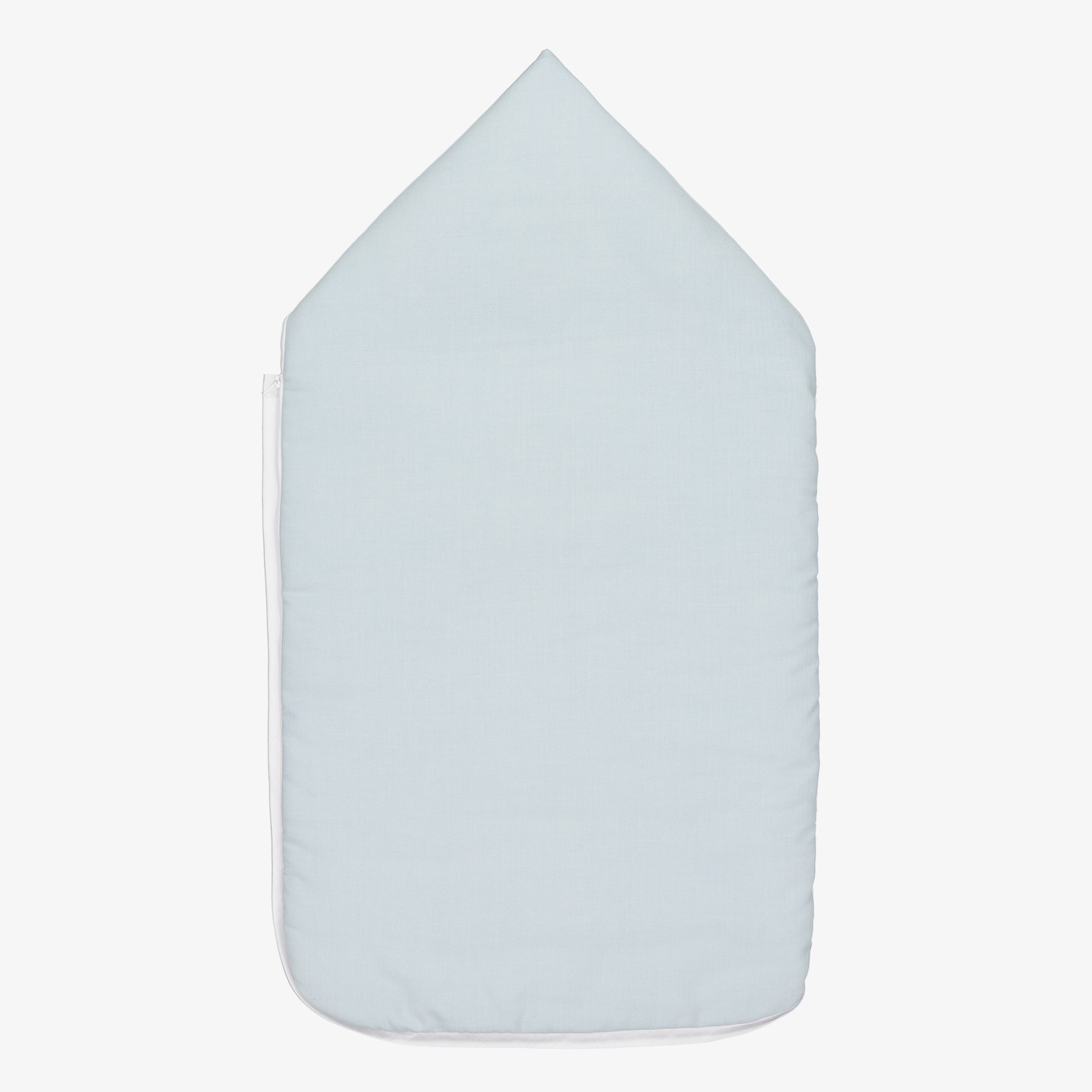 Personalised Blue Herringbone Padded Baby Nest (84cm) - View 5