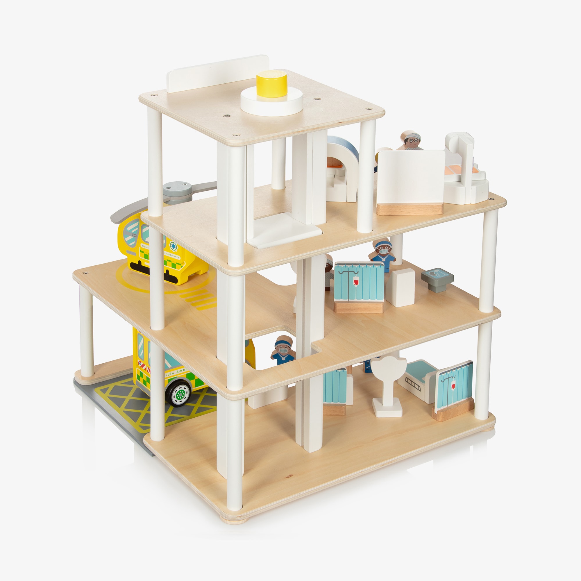 Wooden General Hospital Play Set (54cm) - View 3