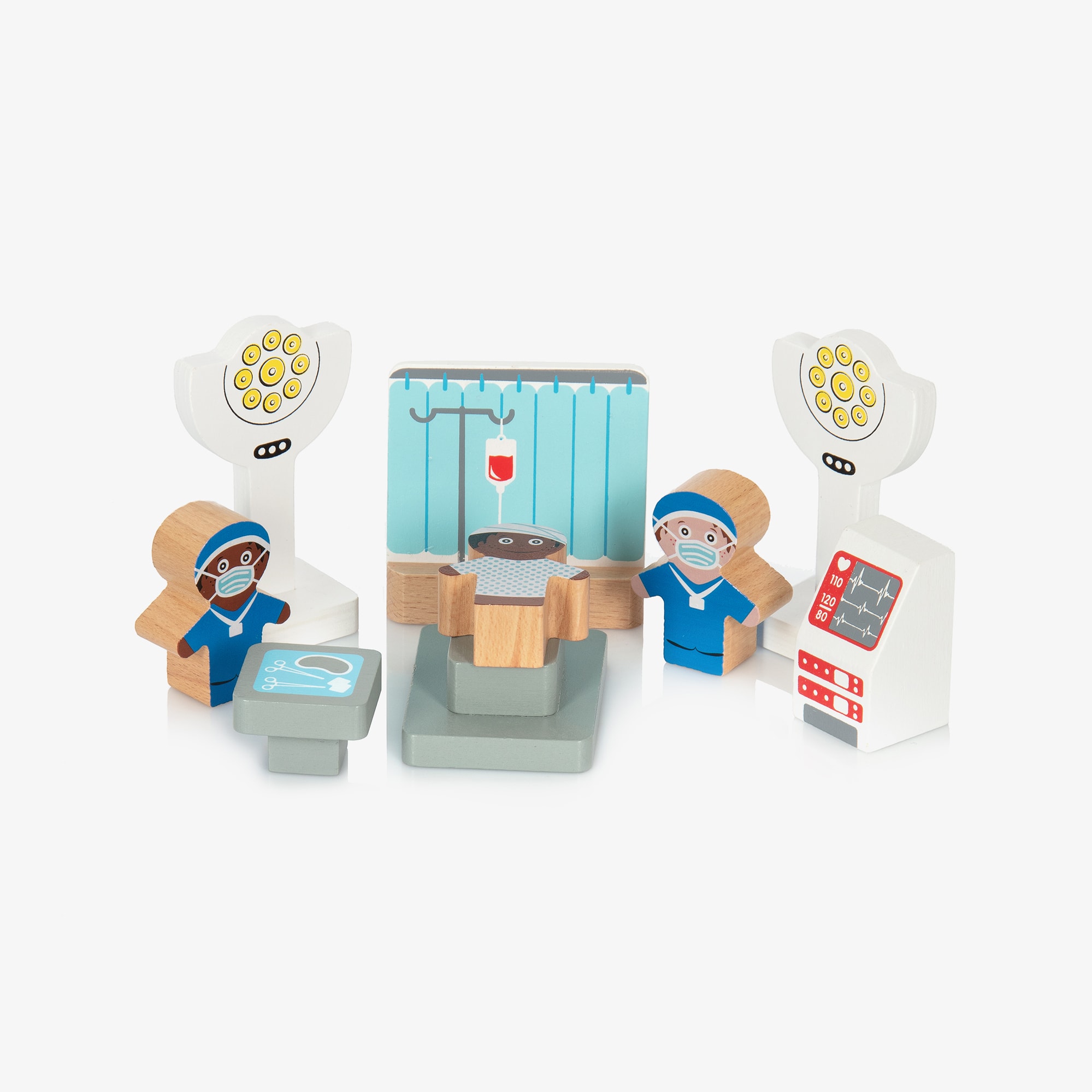 Wooden General Hospital Play Set (54cm) - View 5