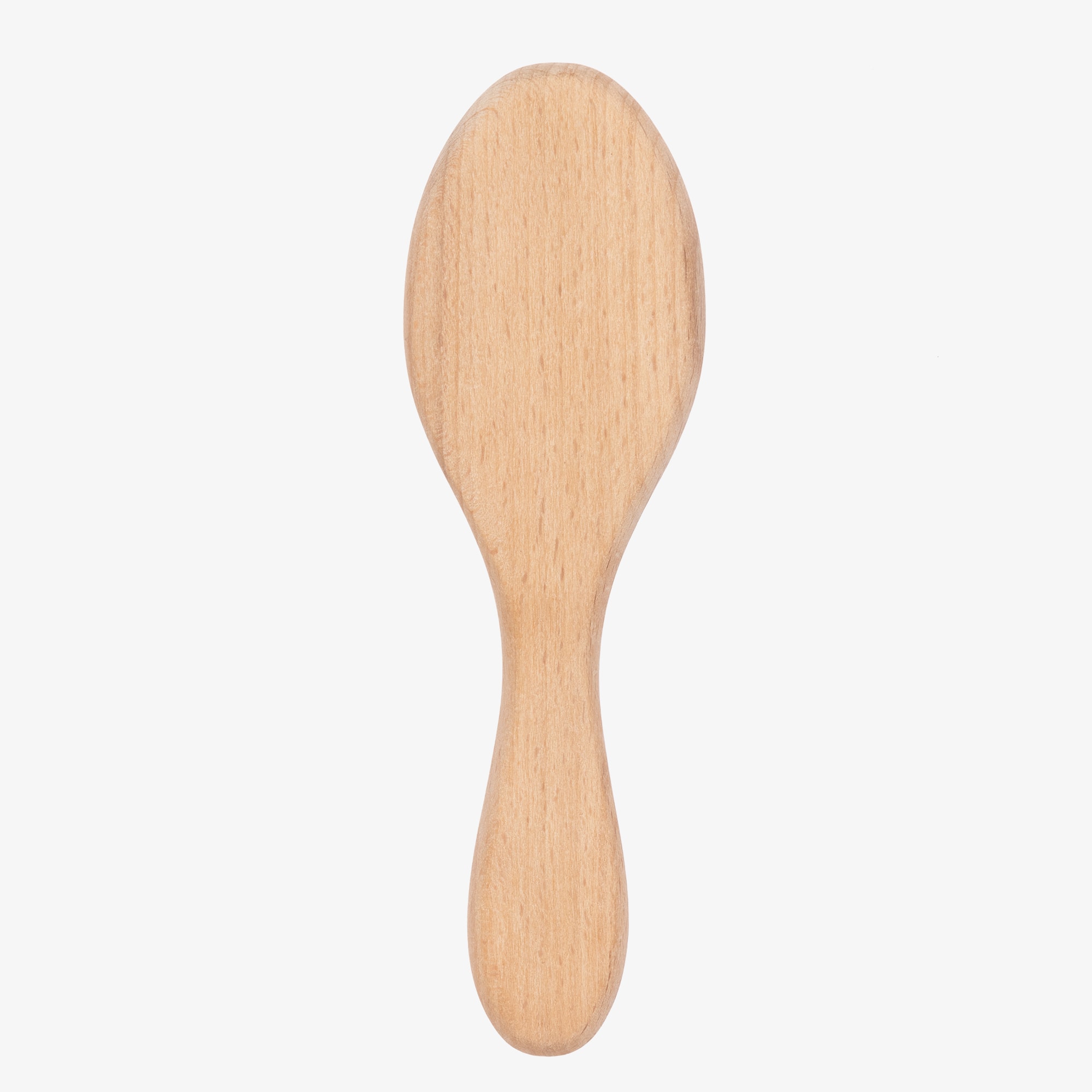 Beige Wooden Baby Hairbrush - View 4