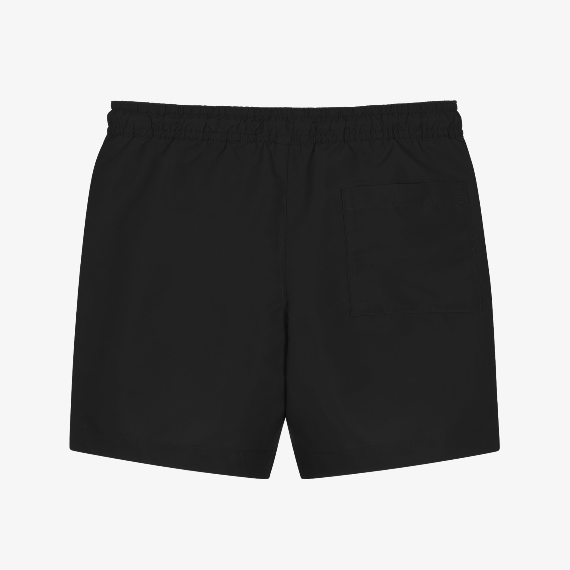 Boys Orange & White Logo Swim Shorts - View 2