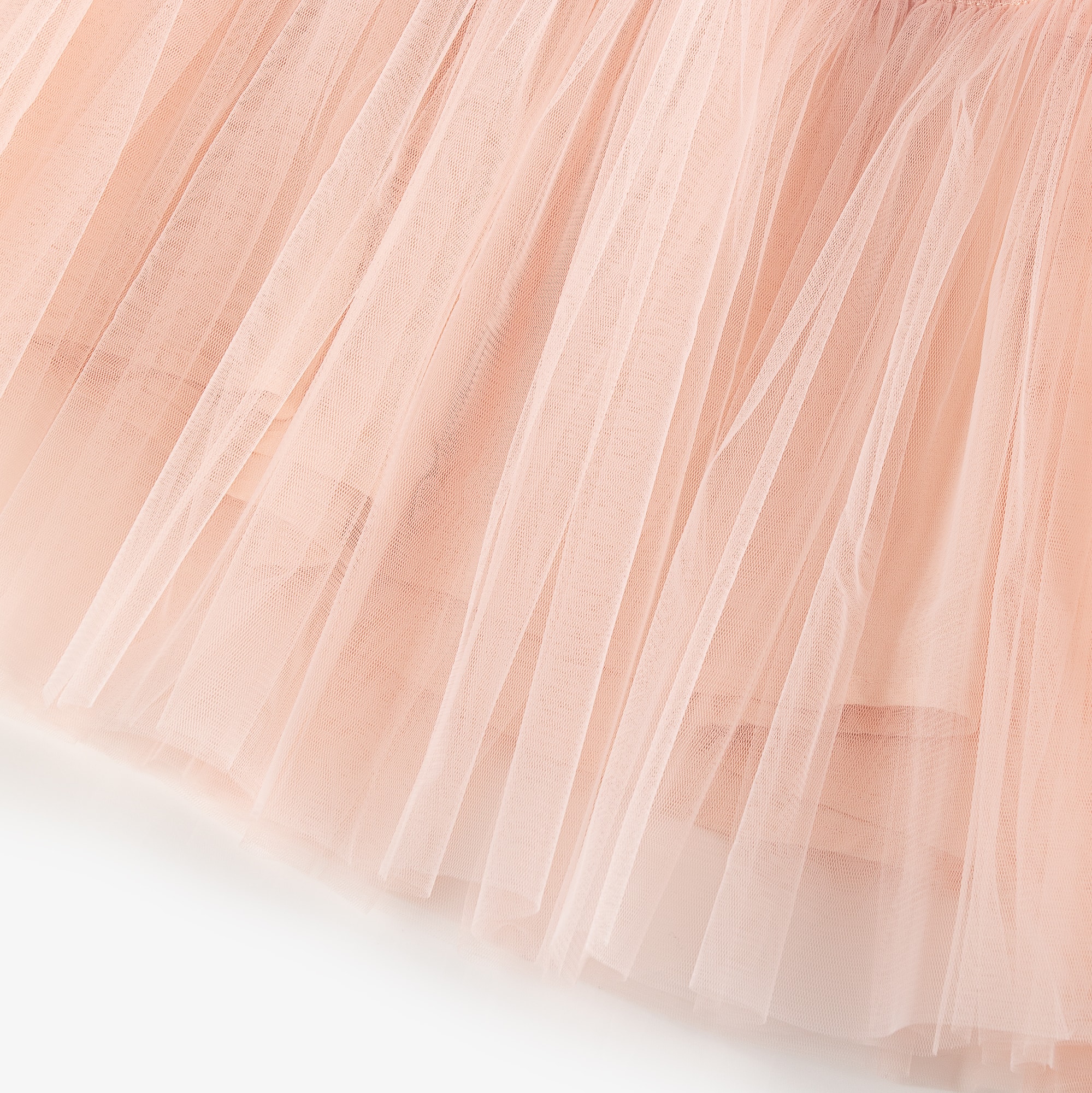 Girls Pink Tulle Dress with Sequinned Flowers - View 5