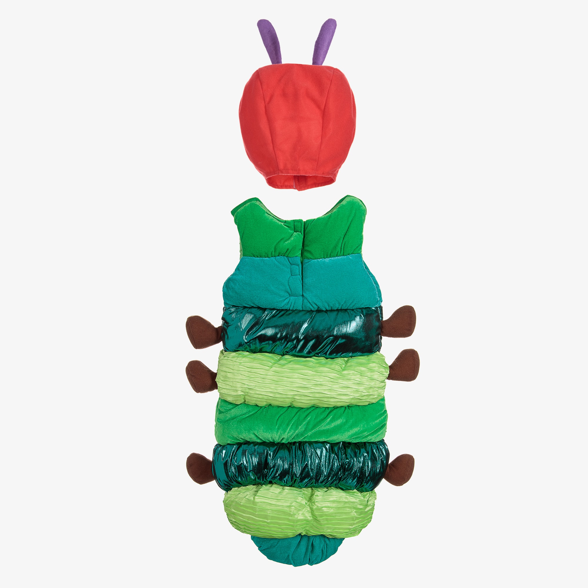 Playful Caterpillar Costume with Hood - View 3
