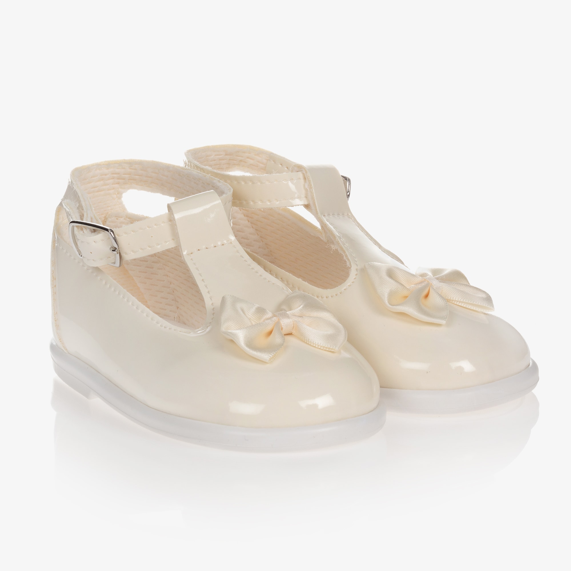 Ivory First-Walker Shoes - View 1