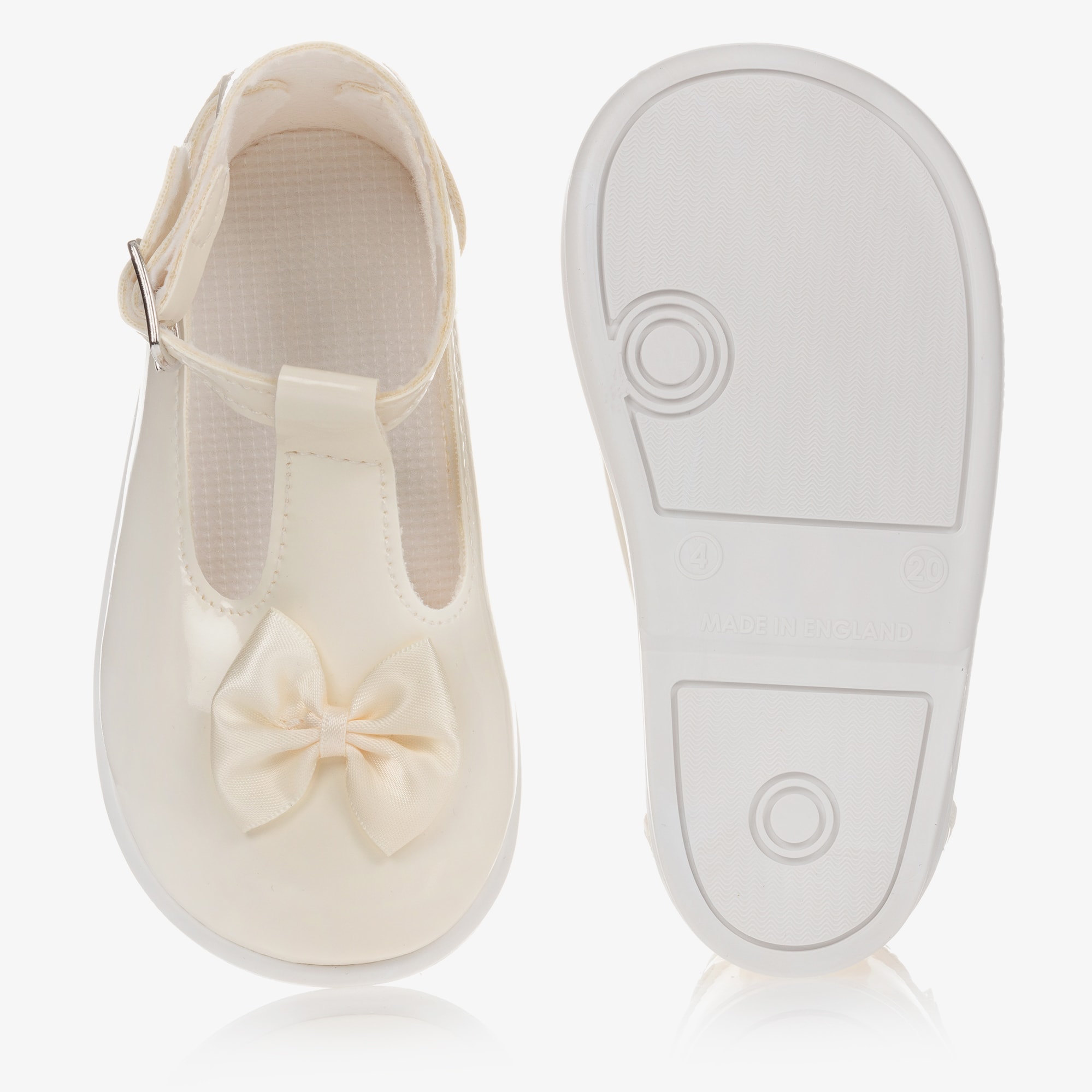 Ivory First-Walker Shoes - View 4