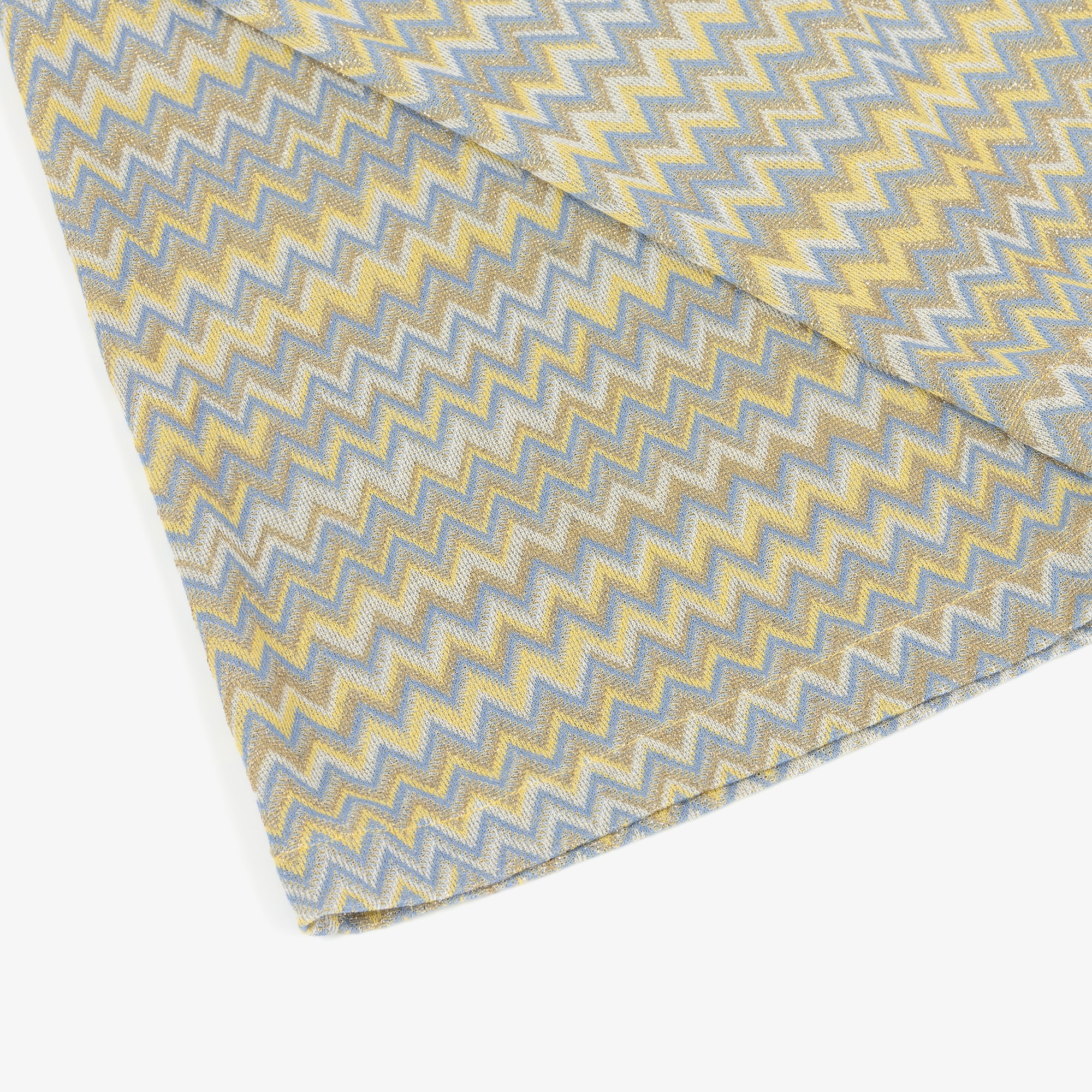 Girls Gold & Yellow Zigzag Trousers - View 4