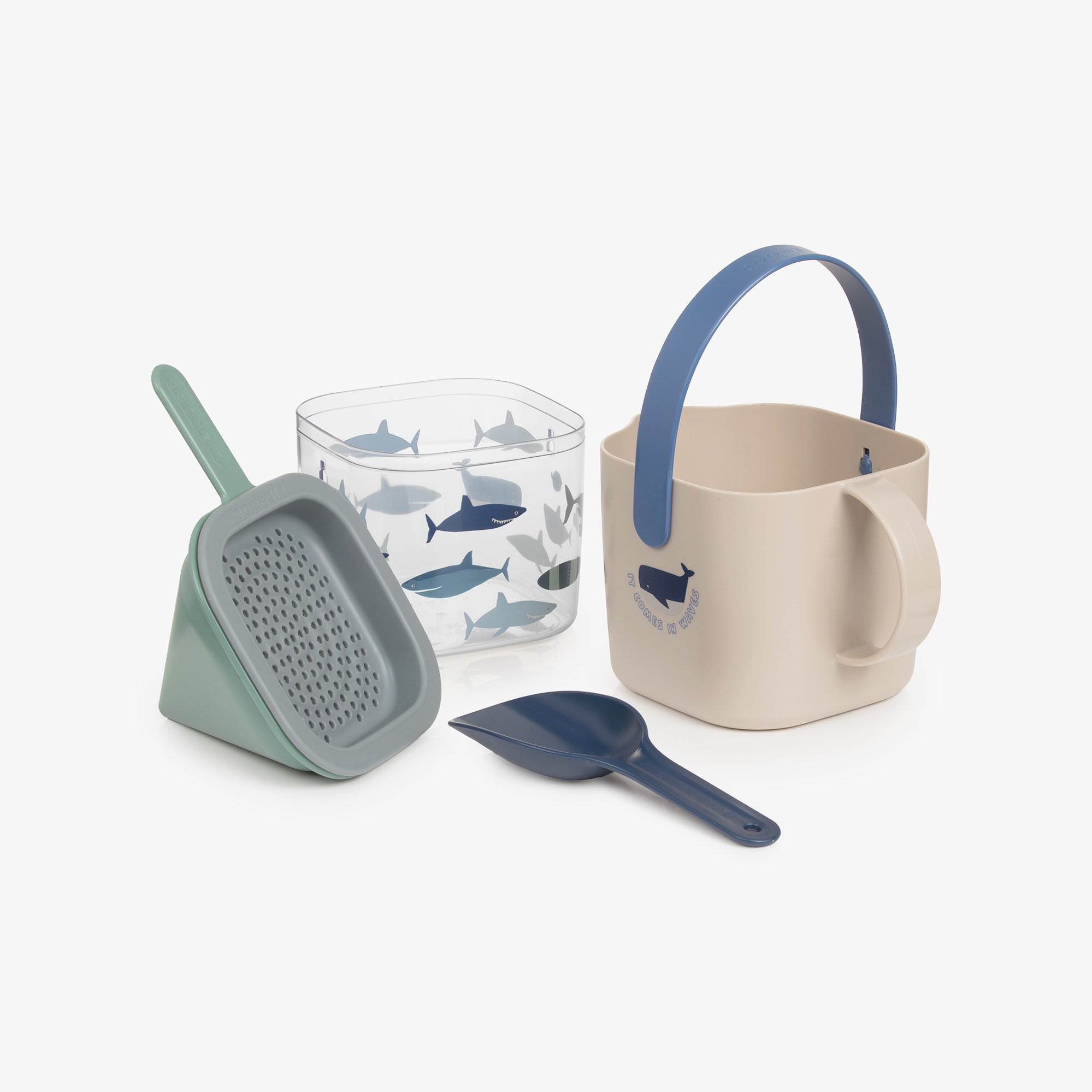 Beige & Blue Roald Sand Set (23cm) - View 2