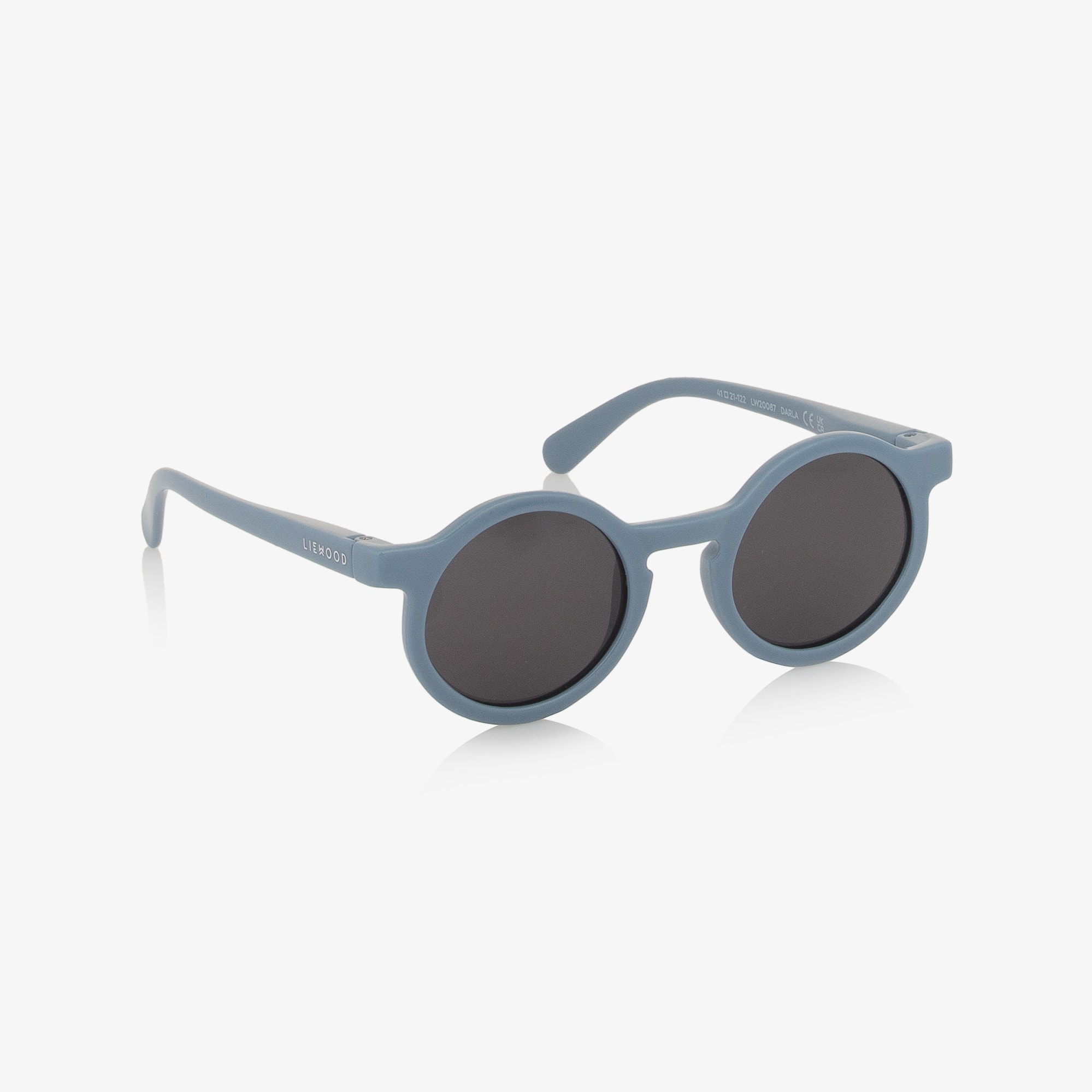 Blue Round Sunglasses - View 1