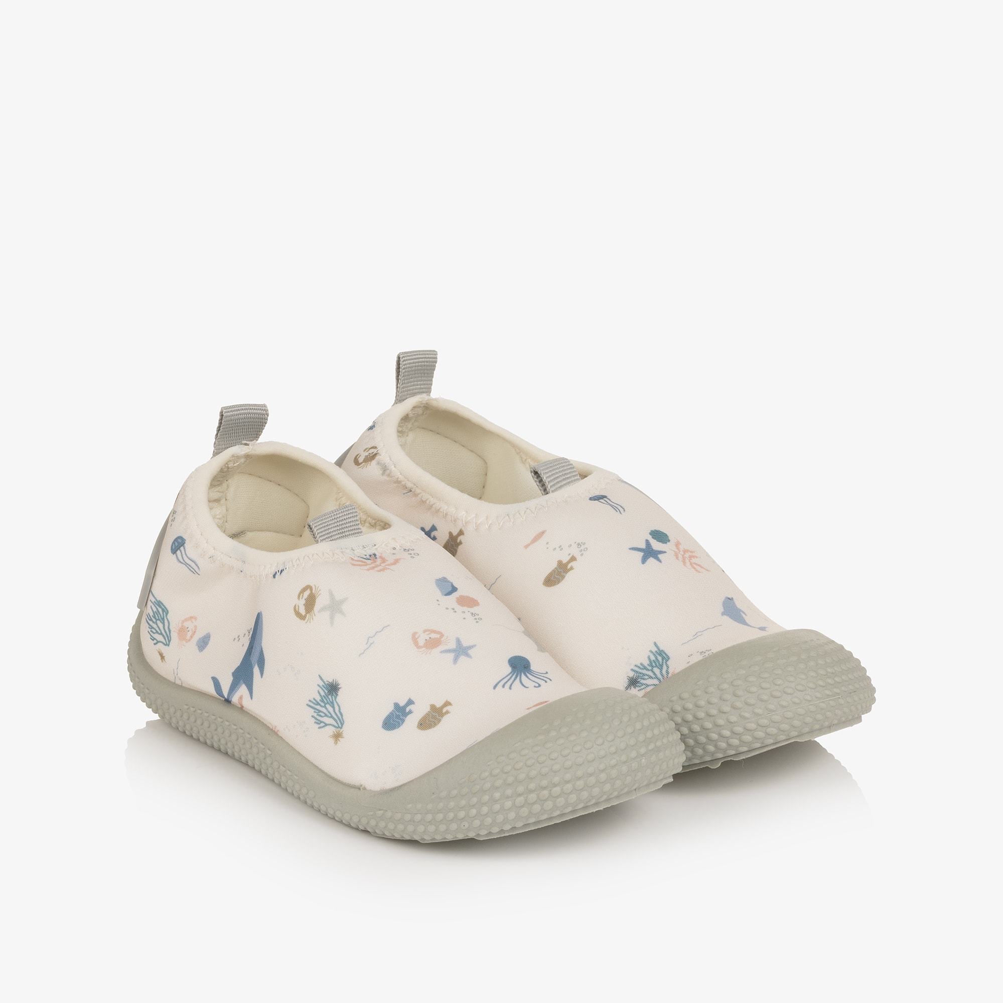 Ivory Sealife Print Aqua Shoes - View 1