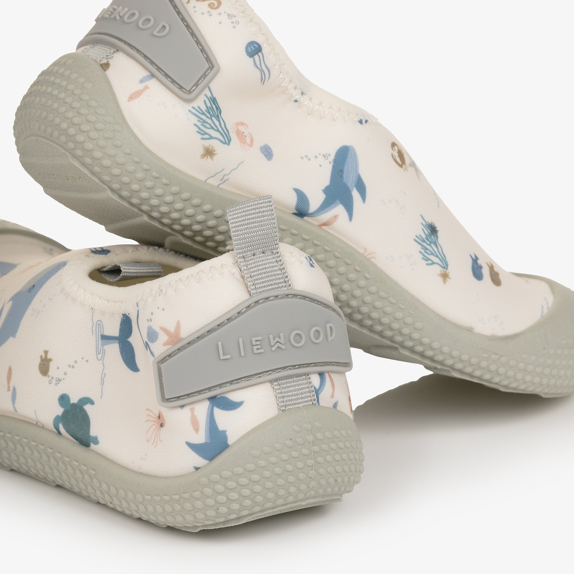 Ivory Sealife Print Aqua Shoes - View 5
