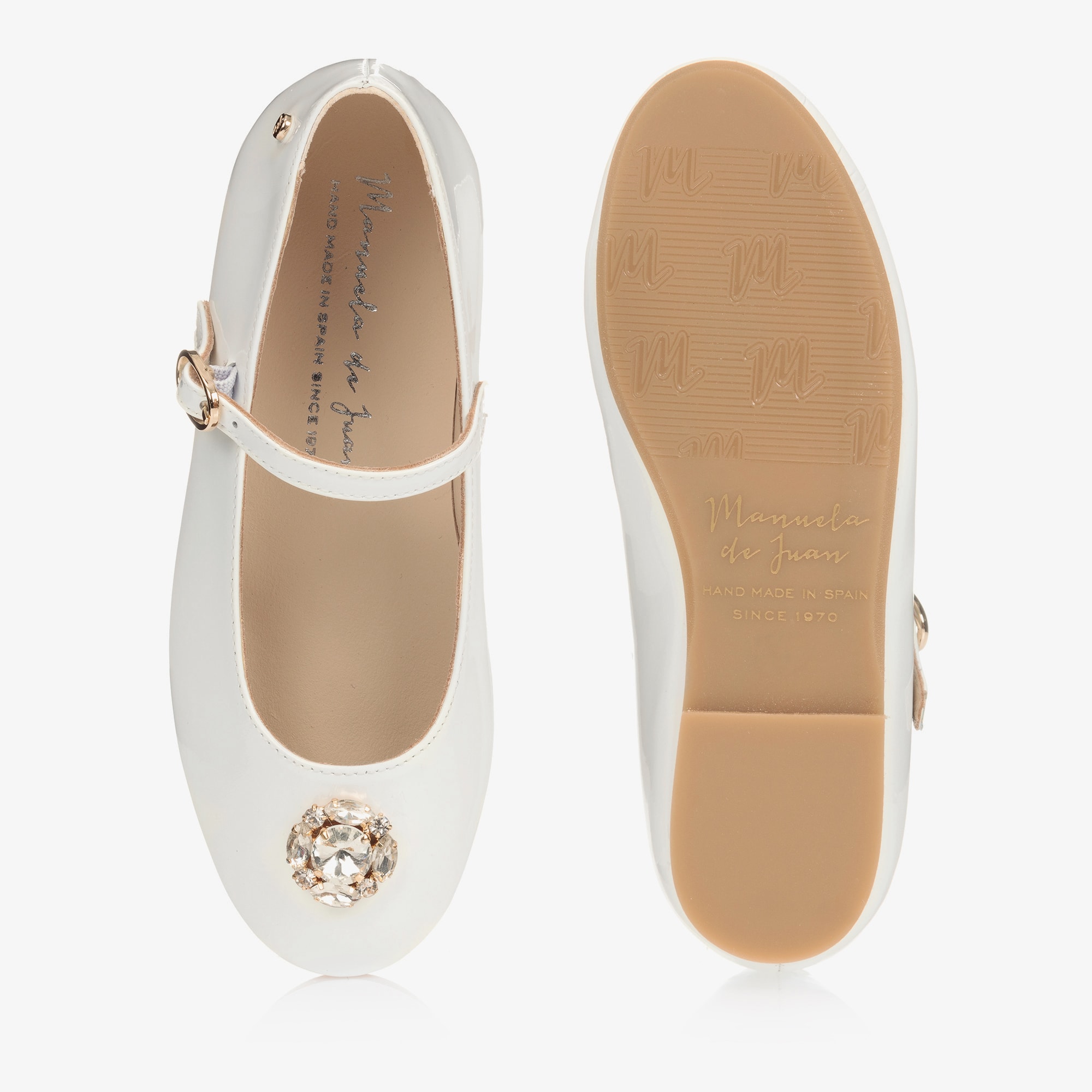 White Patent Leather Pumps - View 3