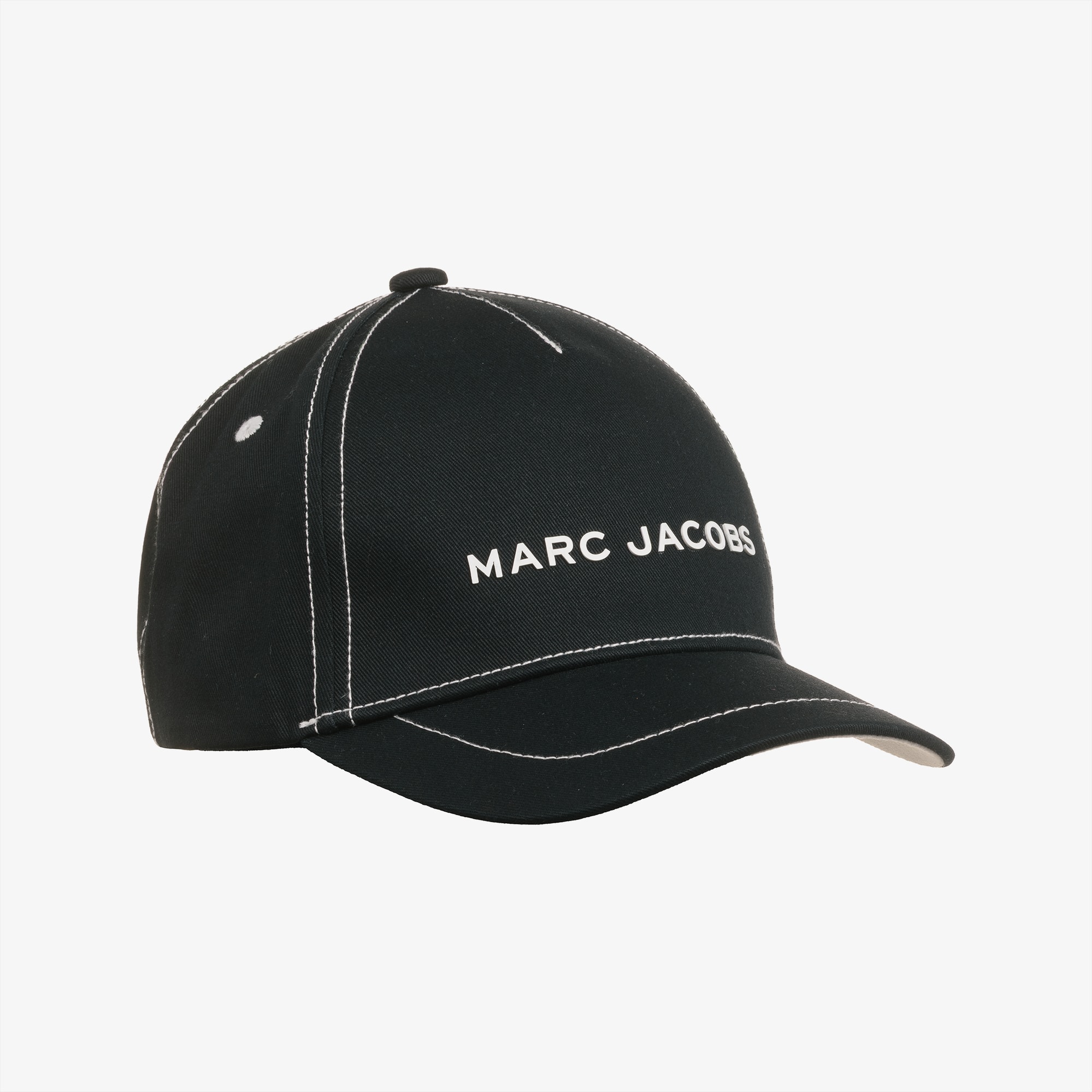 Black Cotton Cap with NYC Logo - View 1