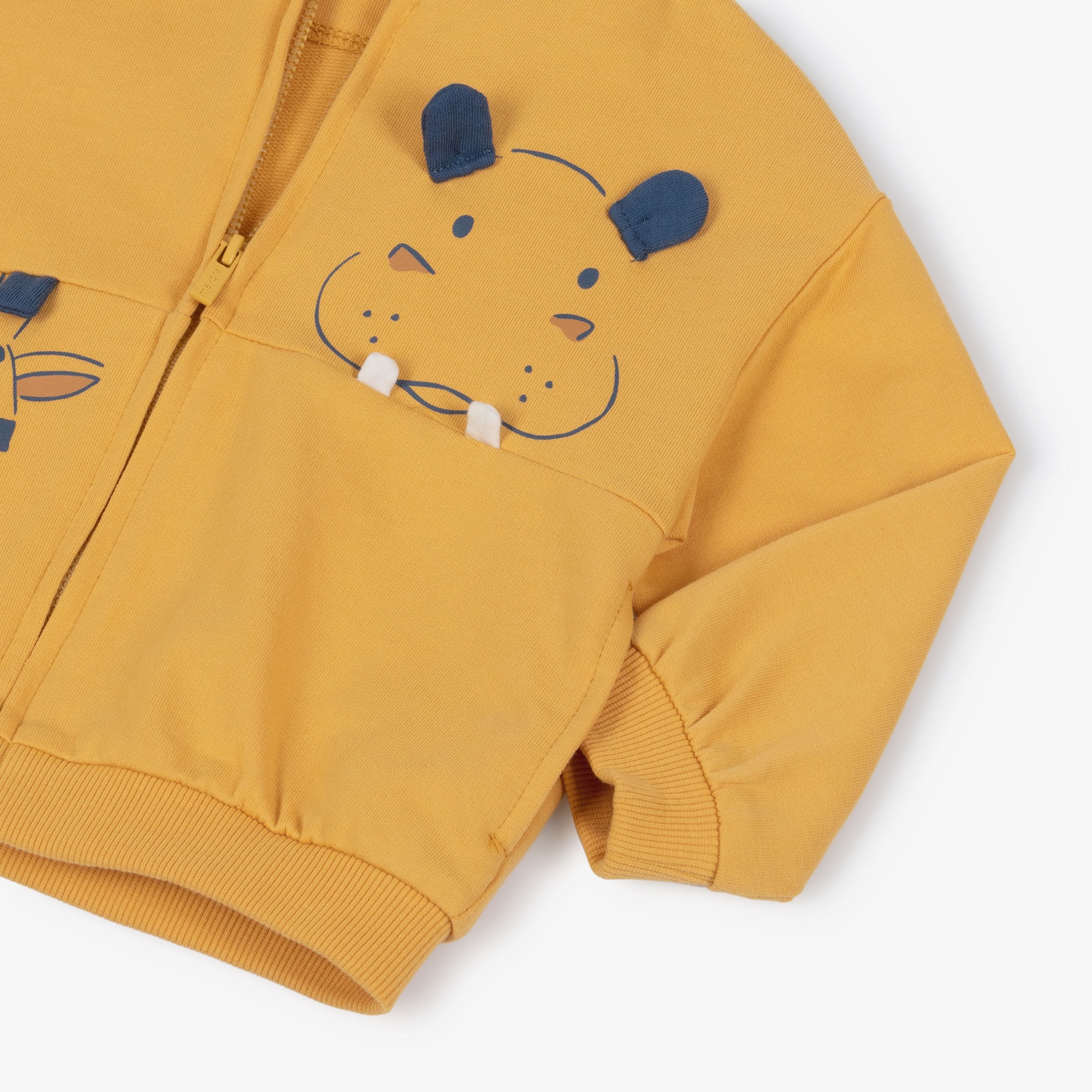 Boys Yellow & Blue Safari Animal Tracksuit Set - View 7