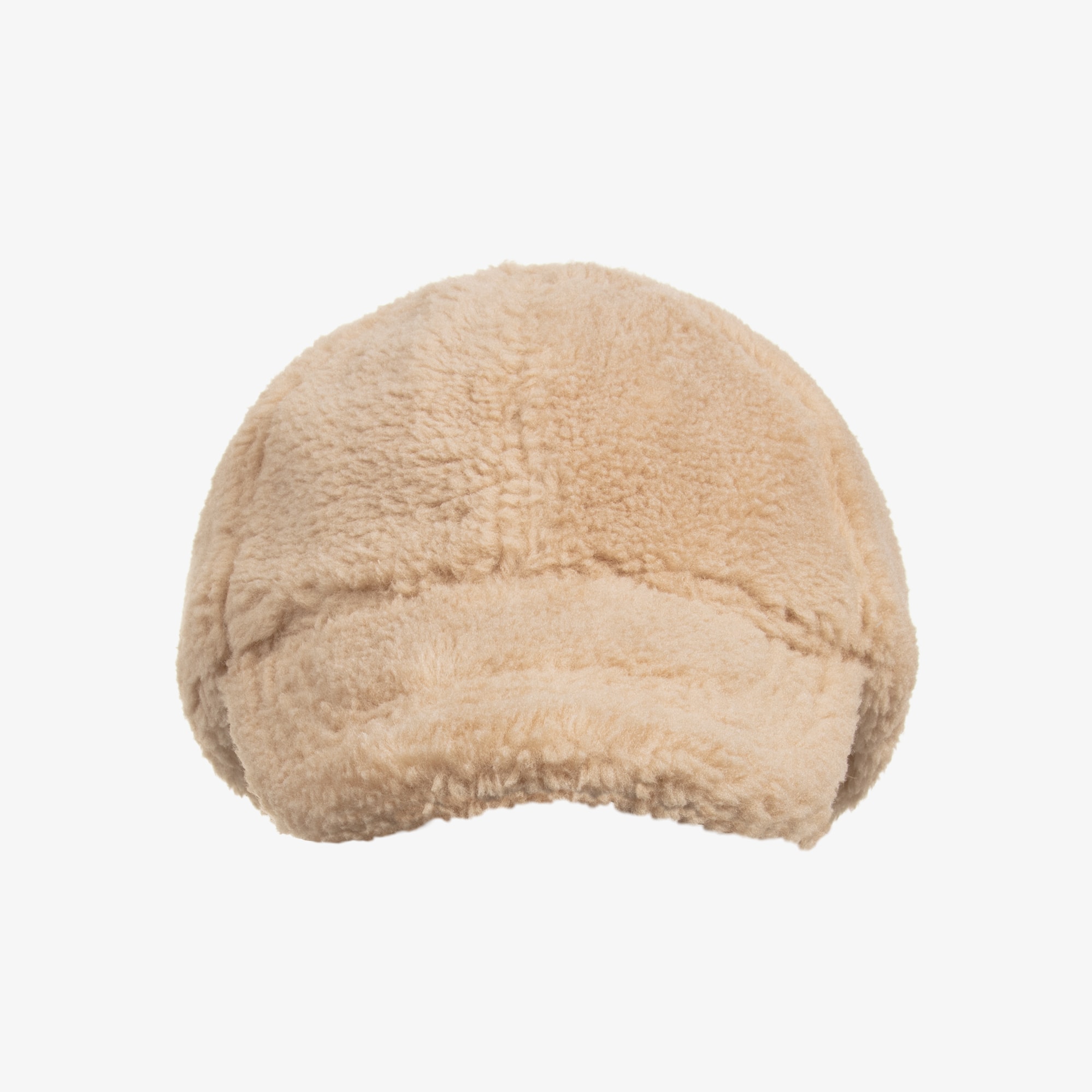 Girls Pink Teddy Fleece Cap - View 2