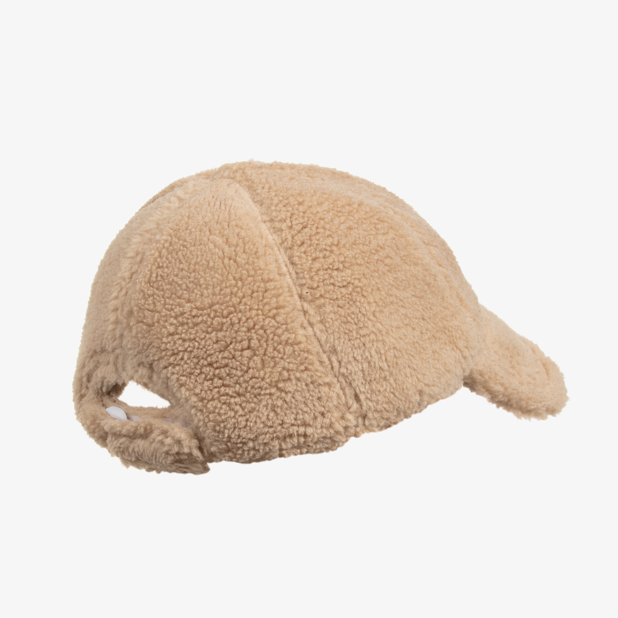 Girls Pink Teddy Fleece Cap - View 3