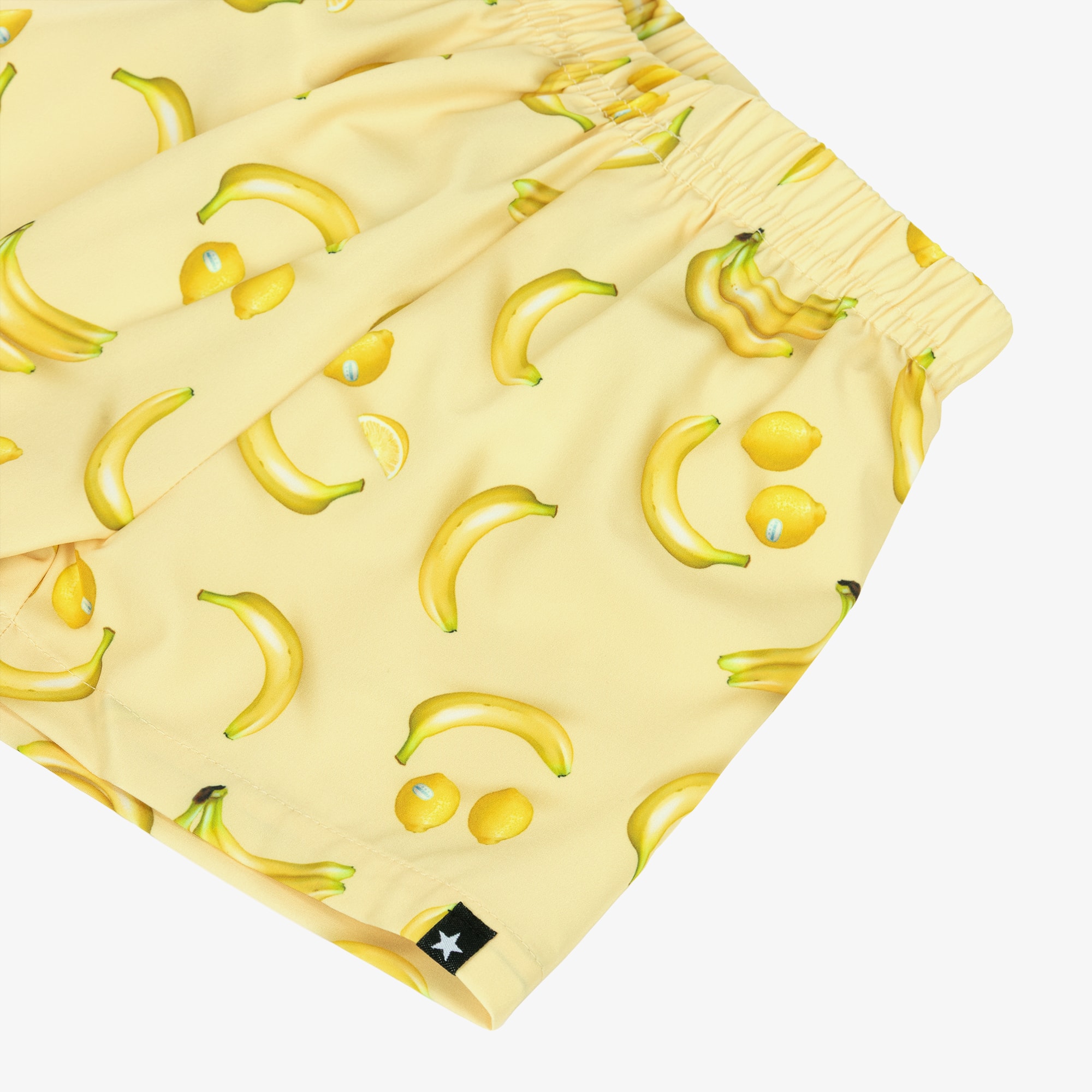 Baby Boys Yellow Happy Fruit Swim Shorts (UPF50+) - View 4