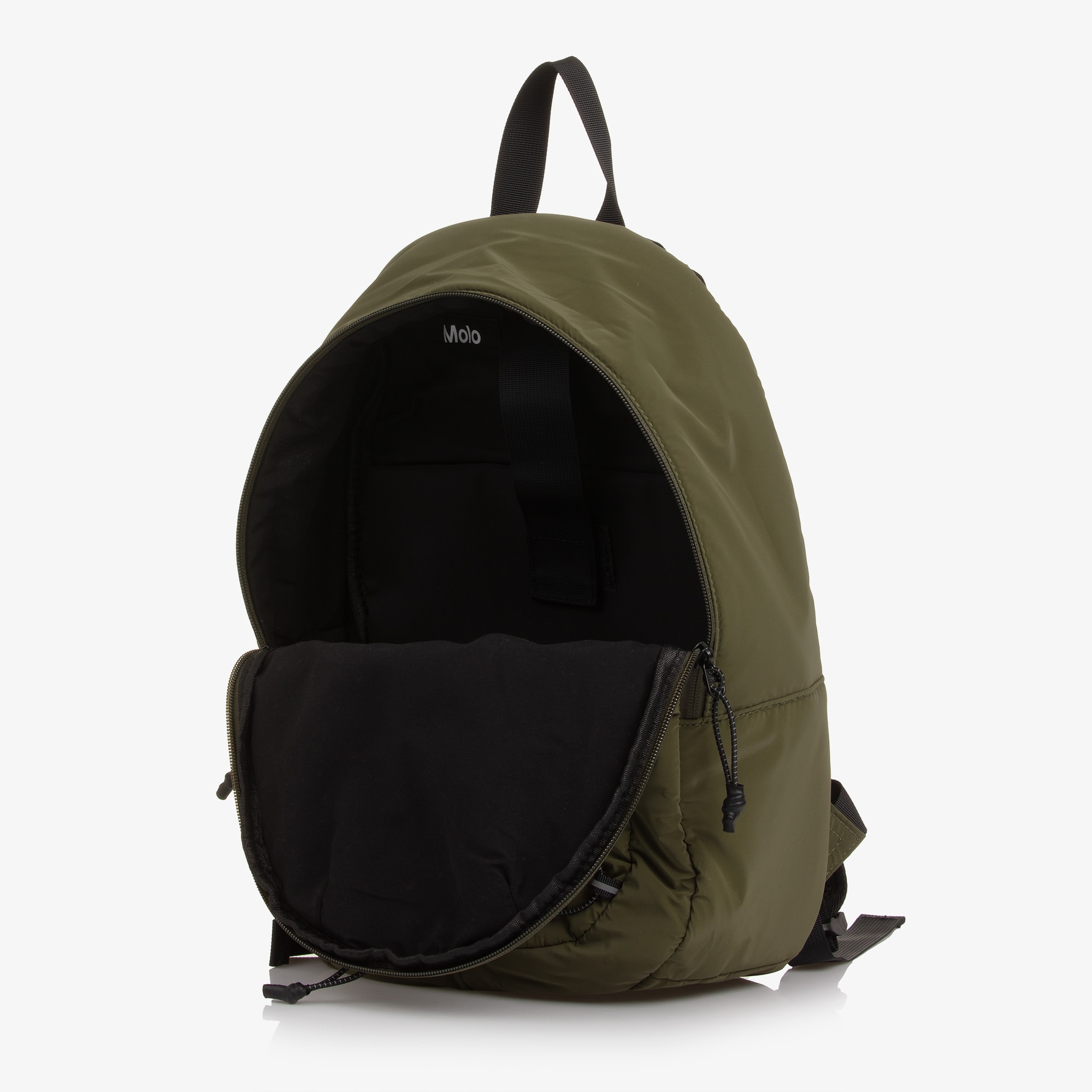 Boys Khaki Green Bungee Cord Backpack (41cm) - View 5