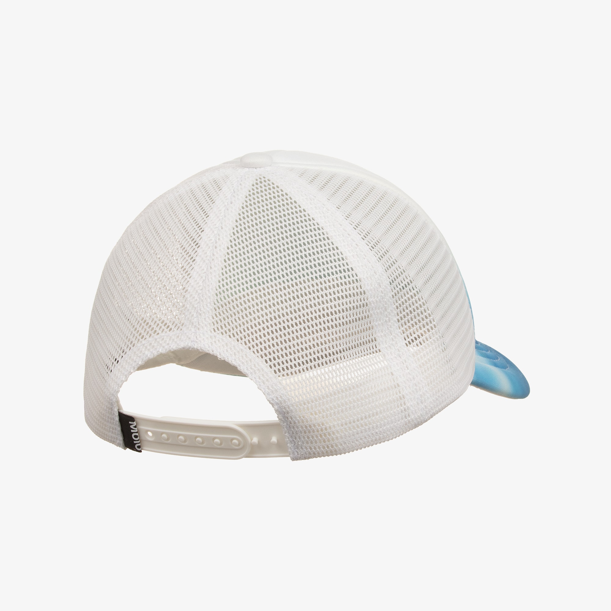 Boys White & Blue Wave Print Cap - View 6