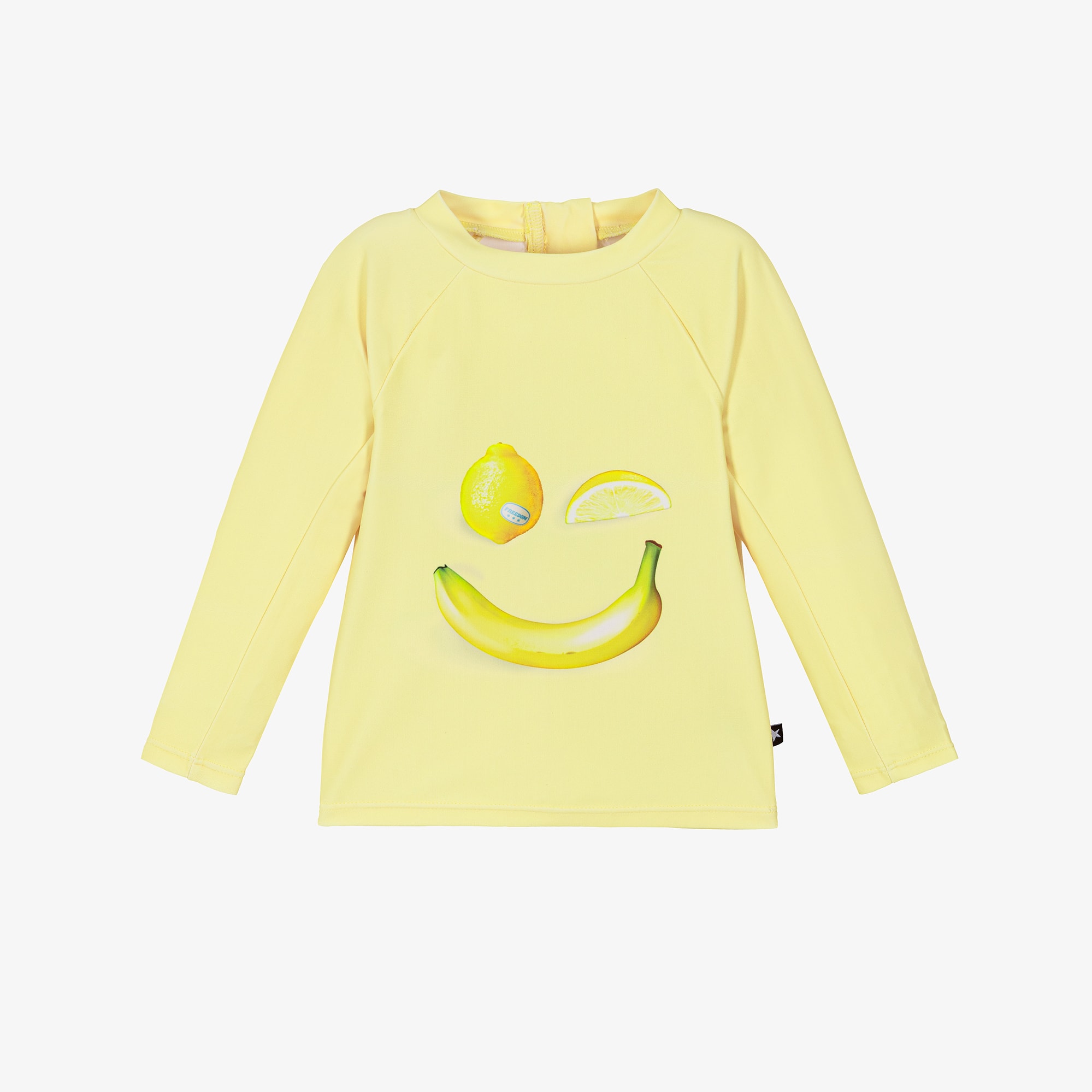 Yellow Happy Fruit Sun Protective Baby Top (UPF50+) - View 1