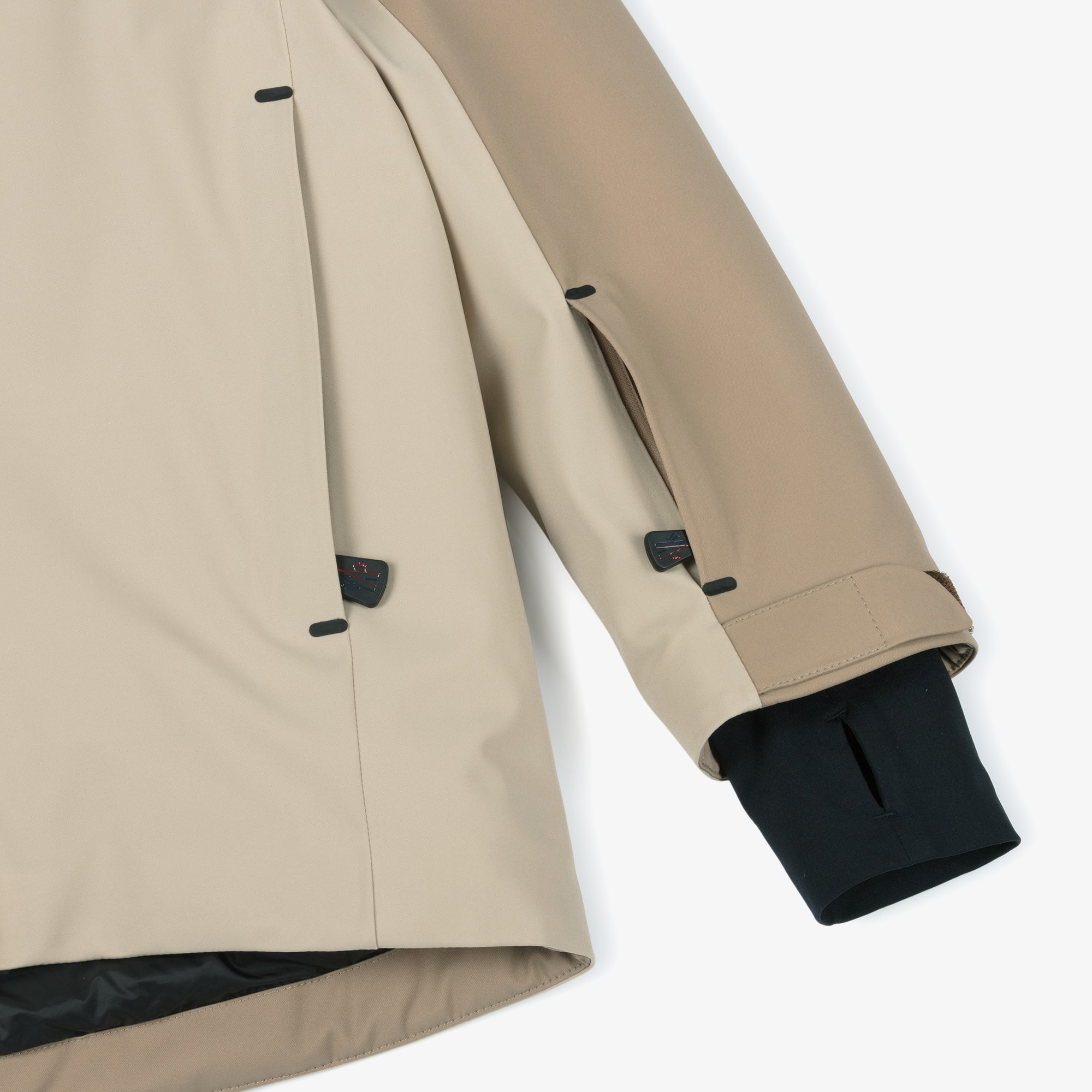 Beige Moriond Technical Ski Jacket - View 8