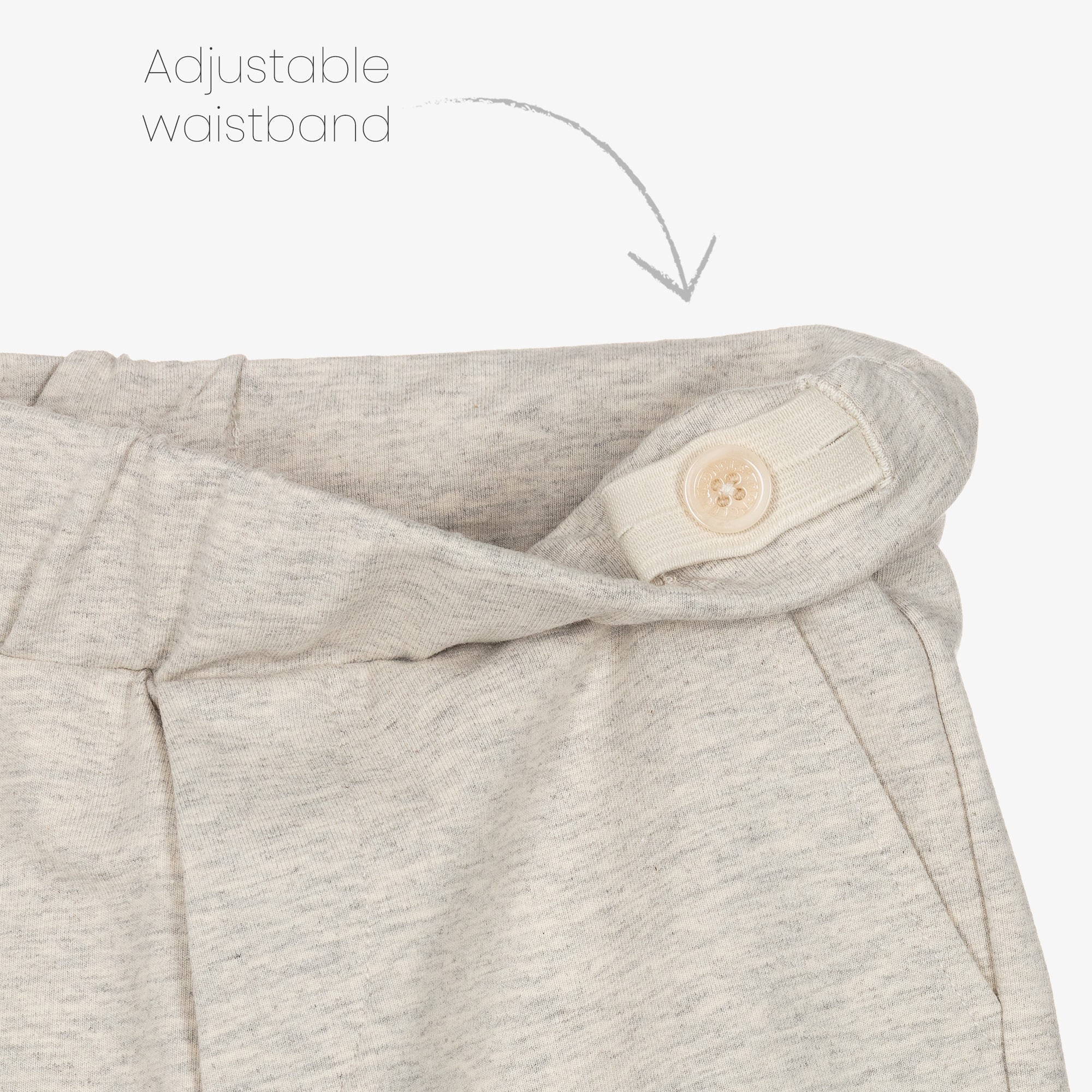 Boys Grey Marl Cotton Tracksuit with Tricolour Trim - View 4
