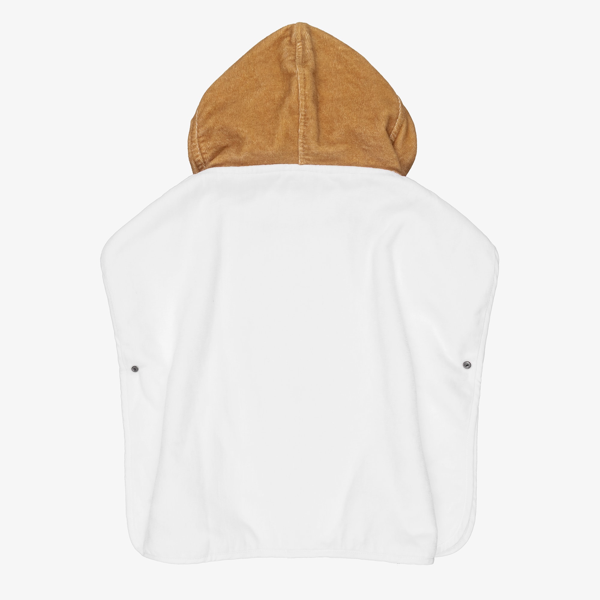 White & Brown Teddy Bear Cotton Poncho Towel - View 2