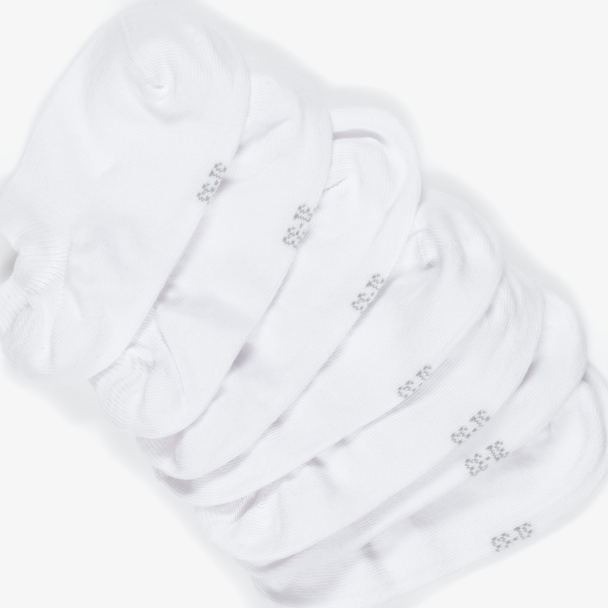 Black Cotton Trainer Socks (7 Pack) - View 3