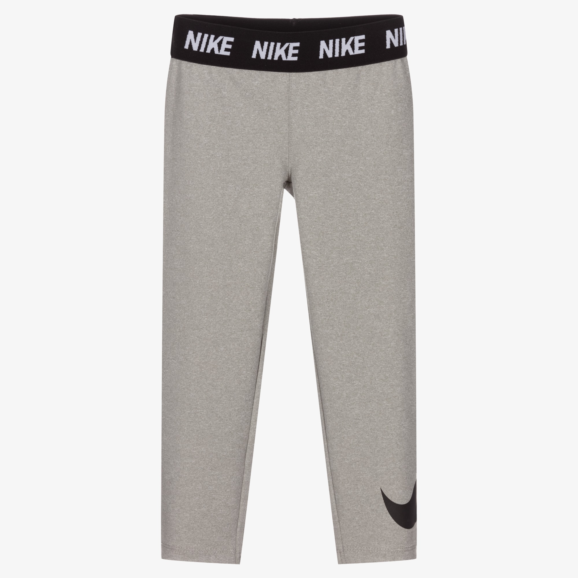 Girls Black Dri Fit Leggings - View 1