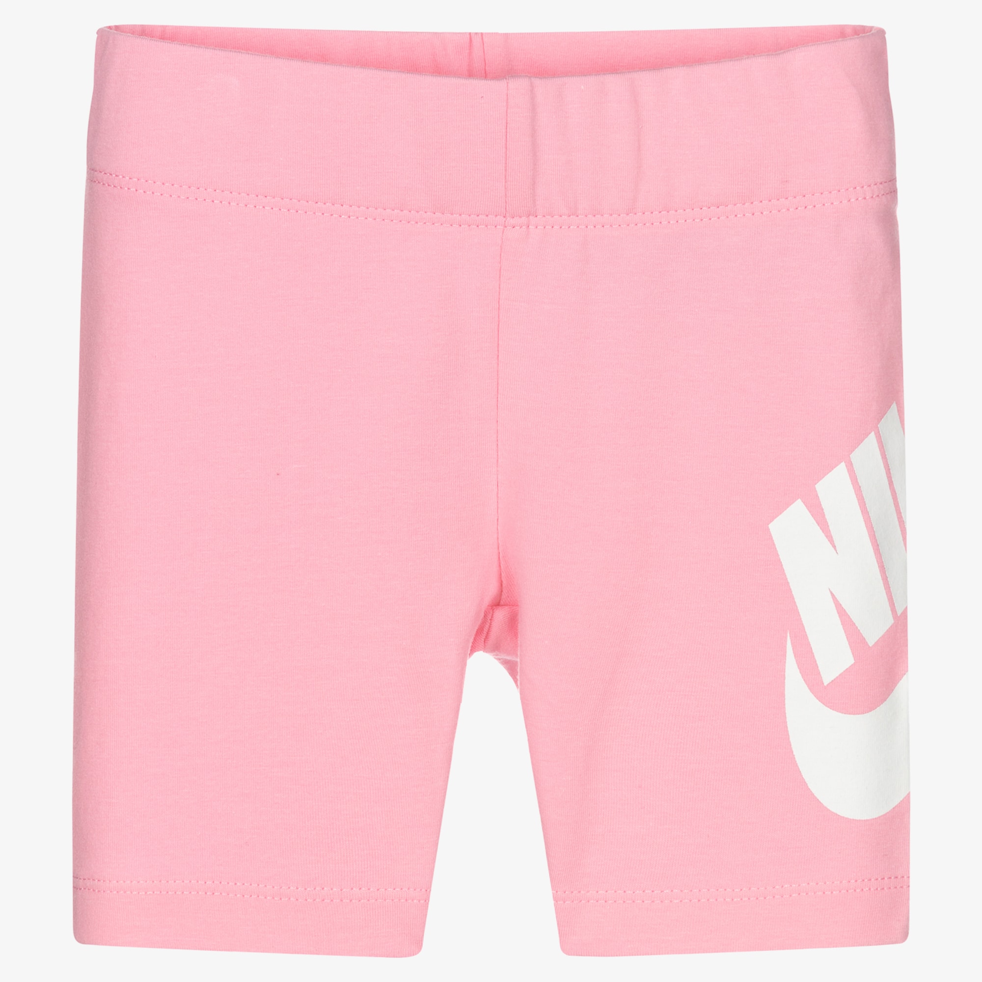Girls Pink Cycling Shorts - View 1