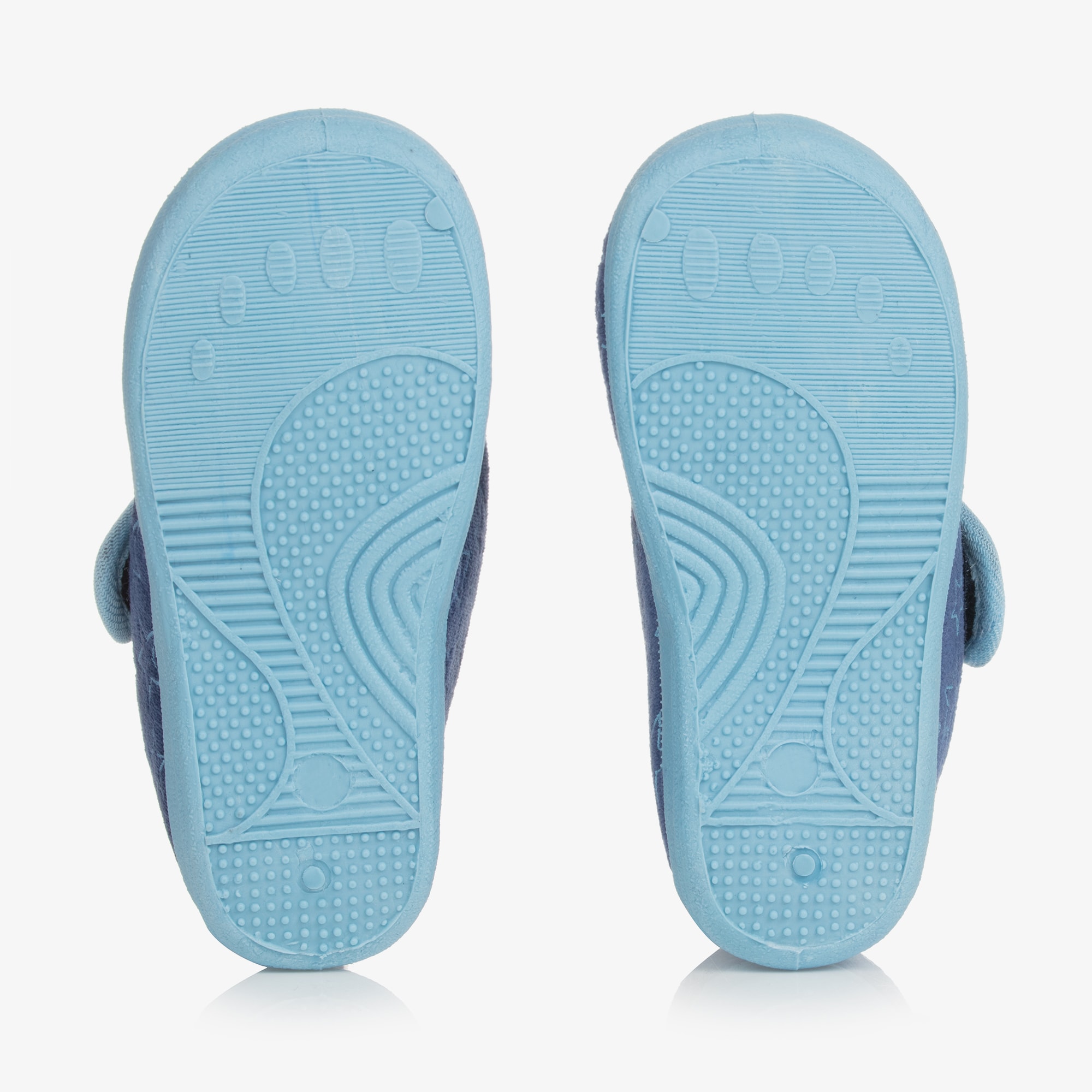 Blue Star Velour Slippers - View 3