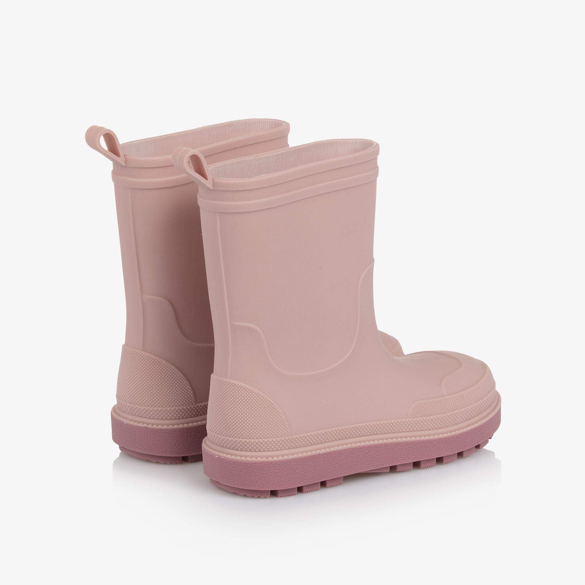 Green Rubber Rain Boots - View 2