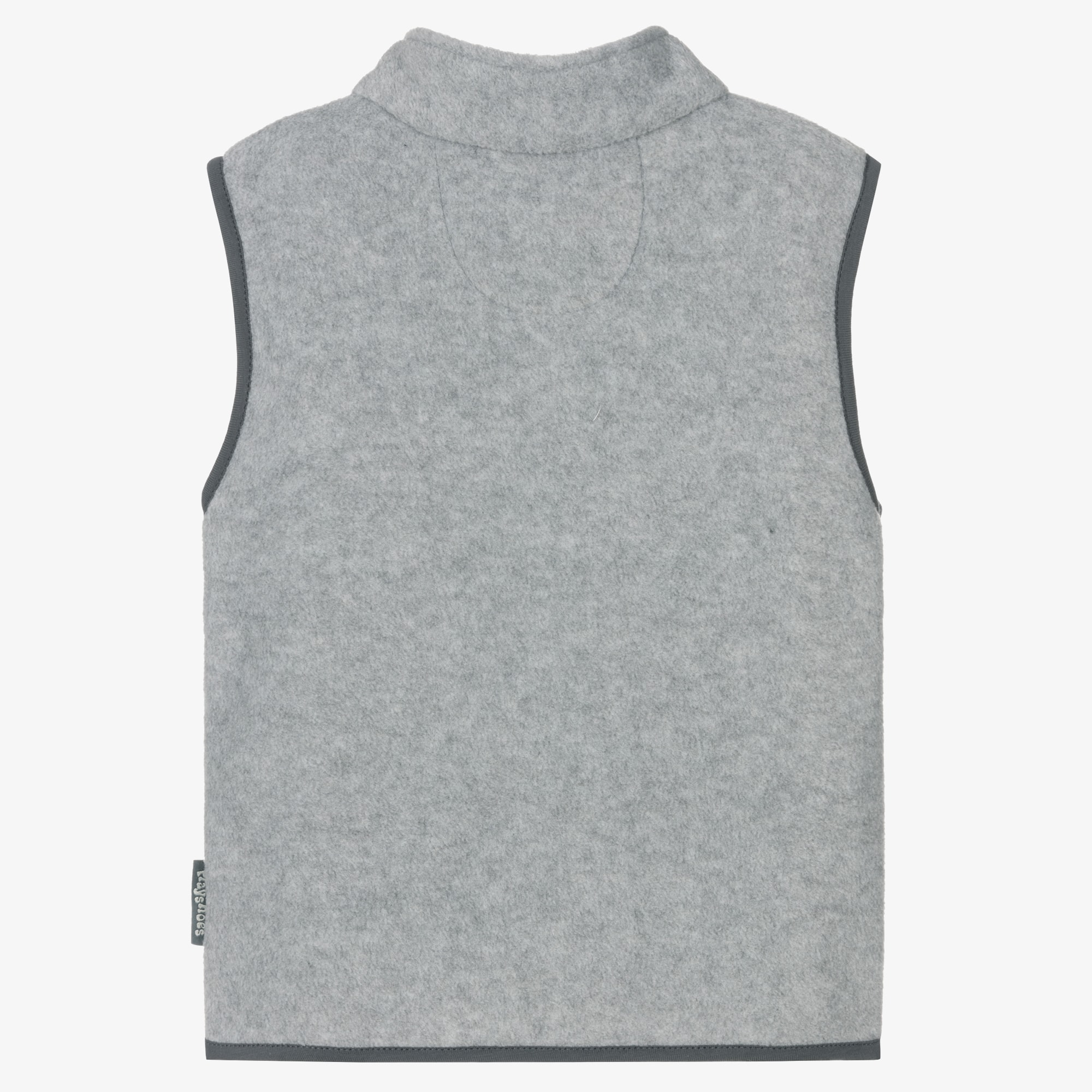 Navy Blue Fleece Gilet - View 2
