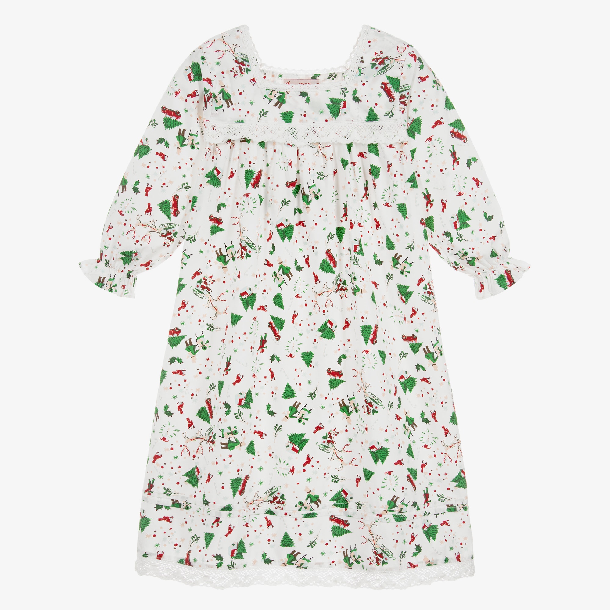 Girls Christmas Nightdress - View 1