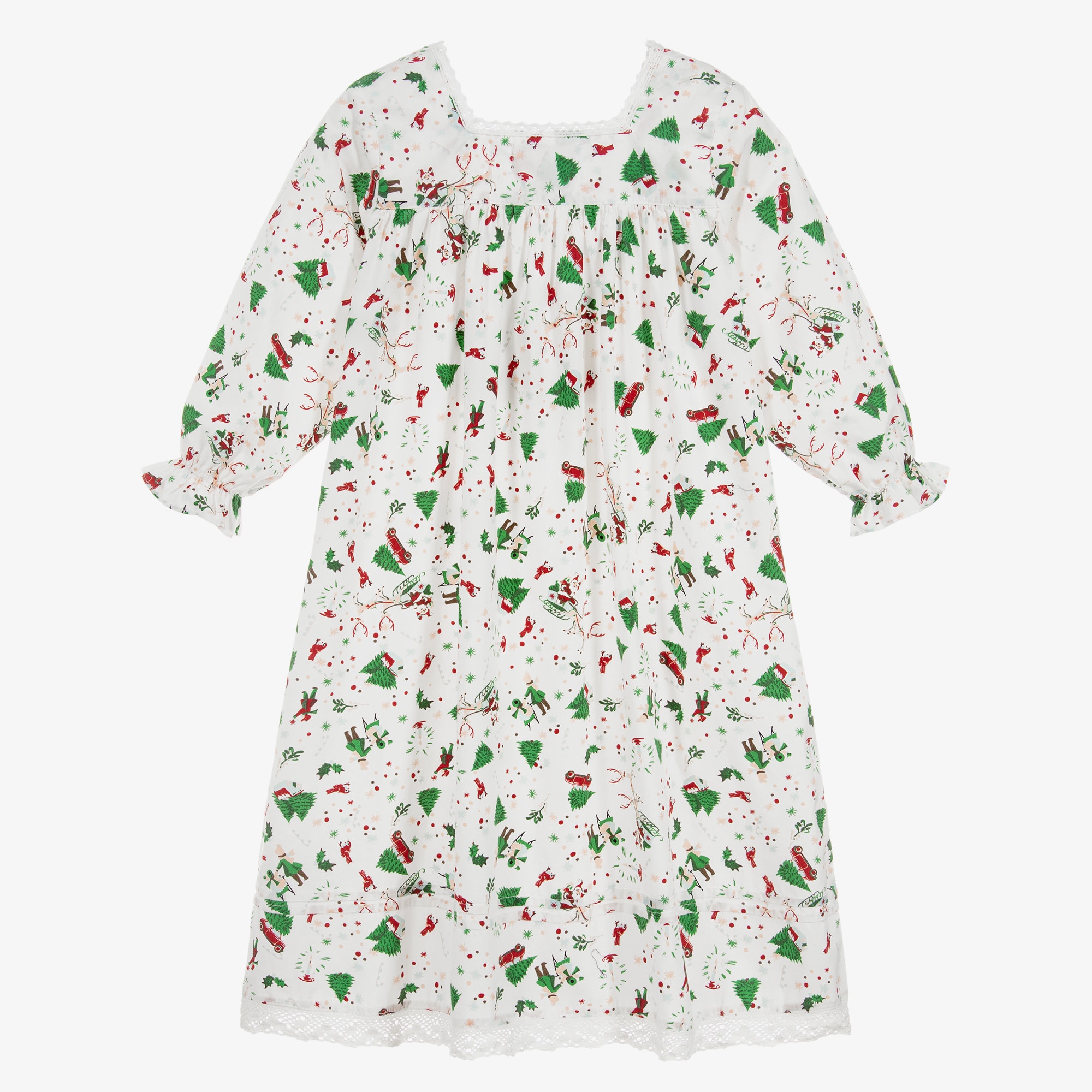 Girls Christmas Nightdress - View 3