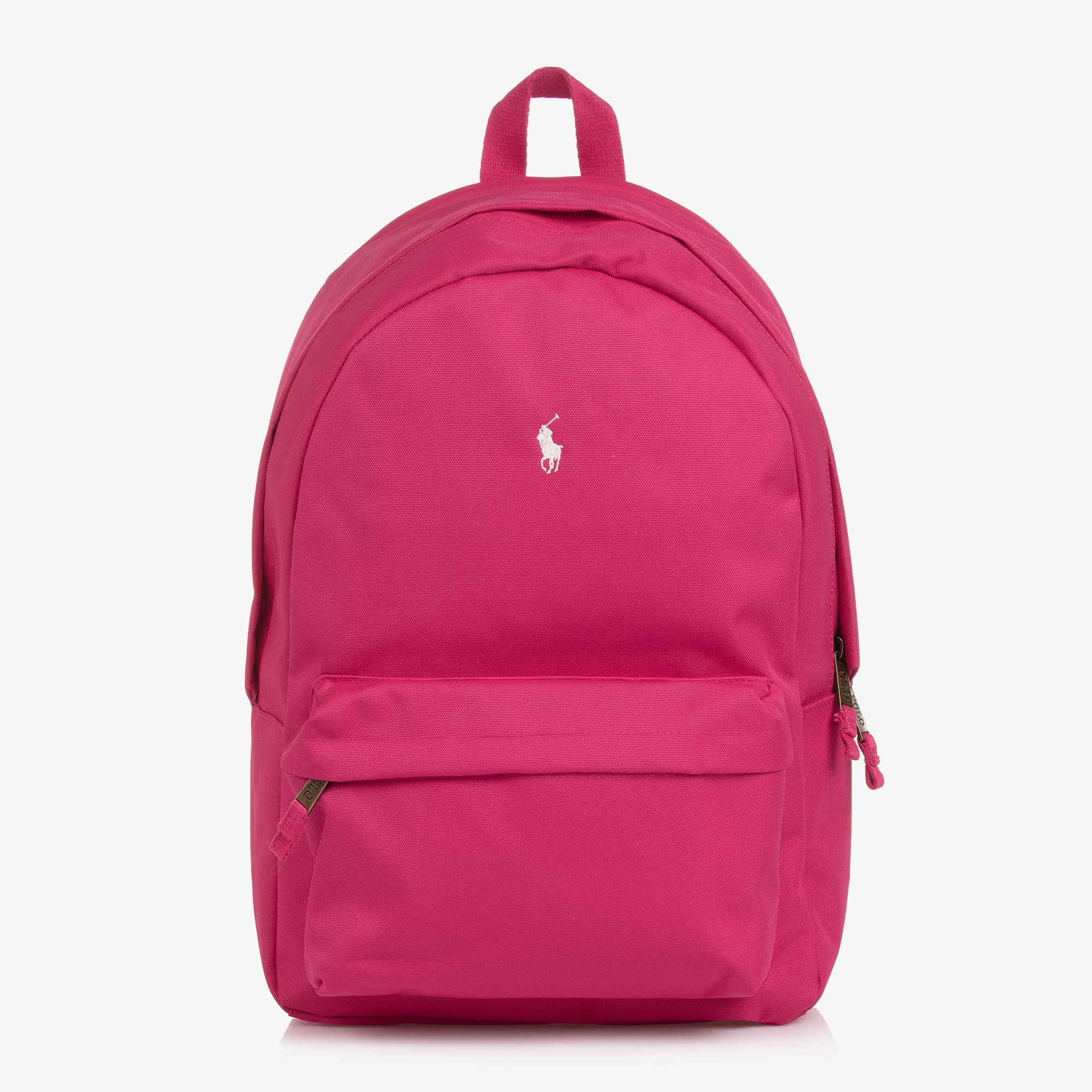 Bright Pink Canvas Pony Logo Backpack (45cm) - View 1