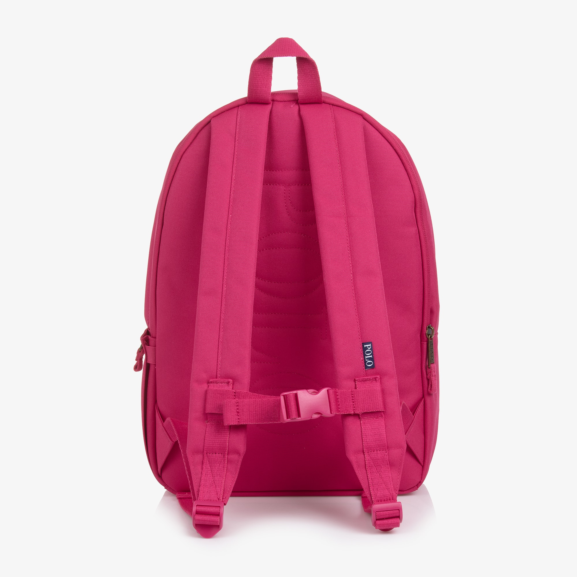 Bright Pink Canvas Pony Logo Backpack (45cm) - View 4