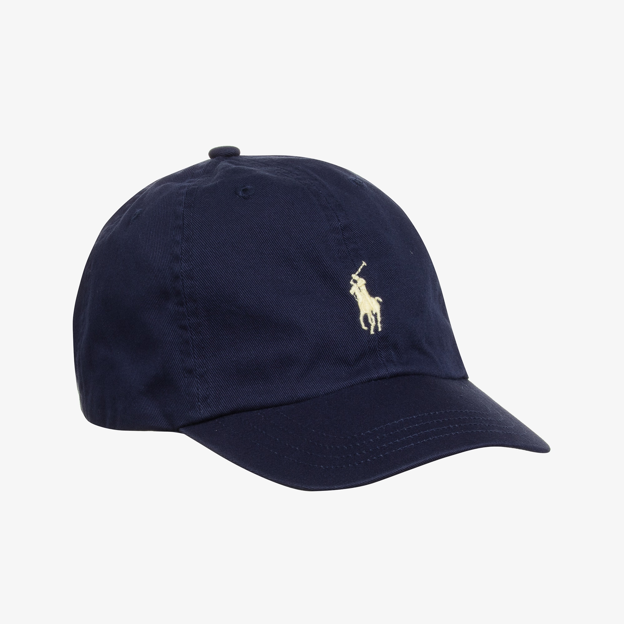 Navy Blue Cotton Pony Logo Cap - View 1