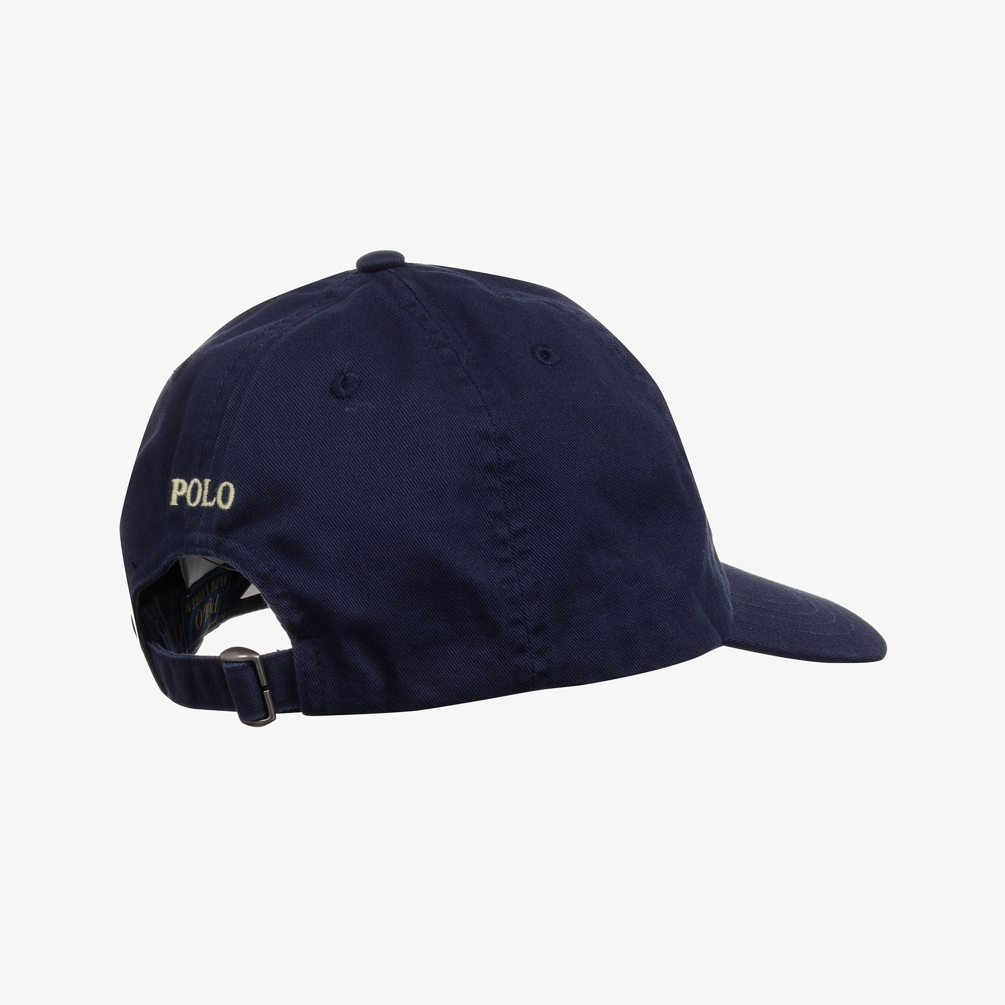 Navy Blue Cotton Pony Logo Cap - View 4