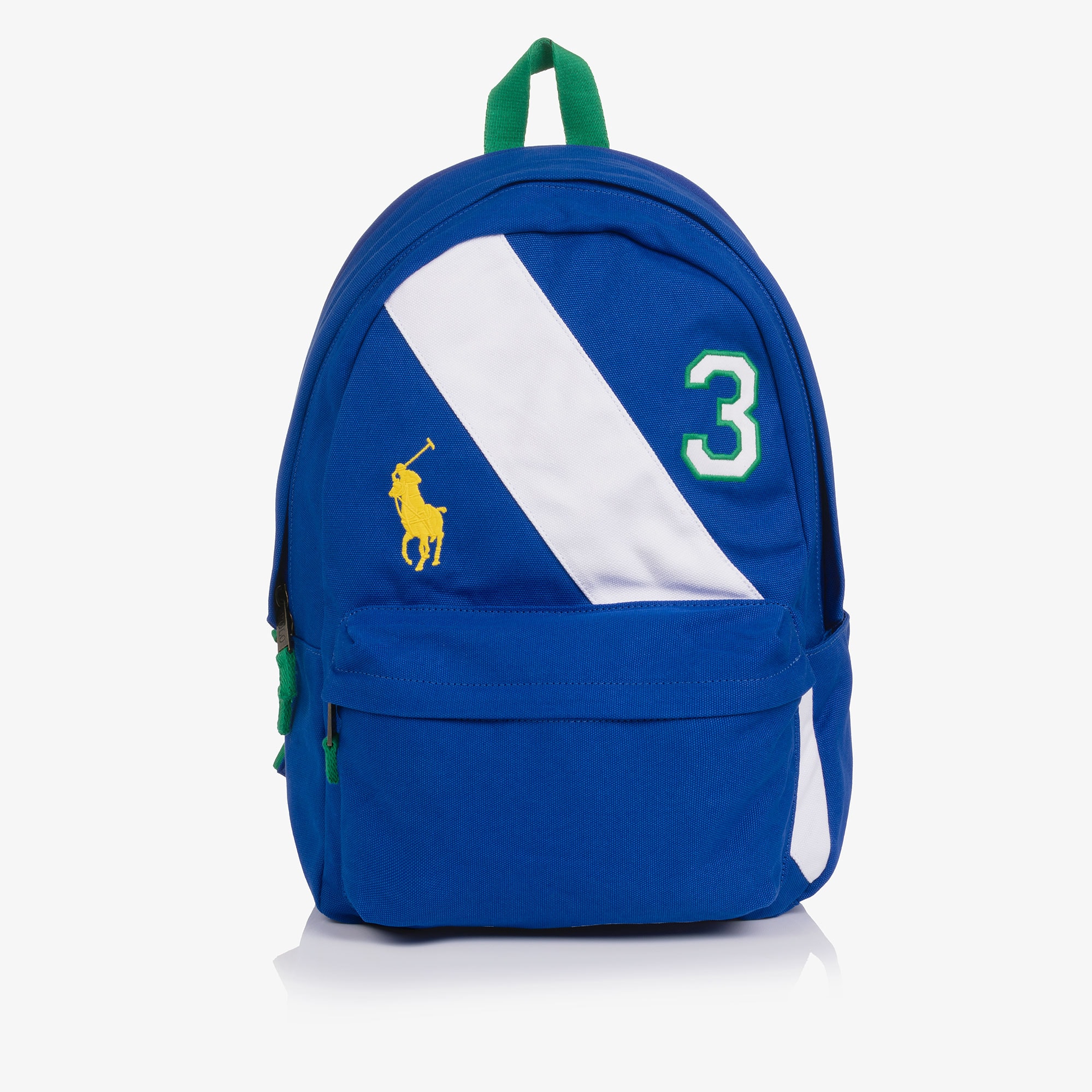 Royal Blue Backpack with Big Pony Embroidery (45cm) - View 1
