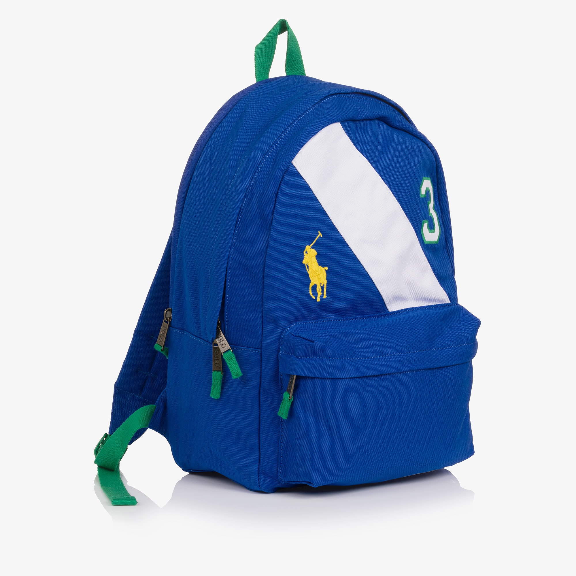 Royal Blue Backpack with Big Pony Embroidery (45cm) - View 3