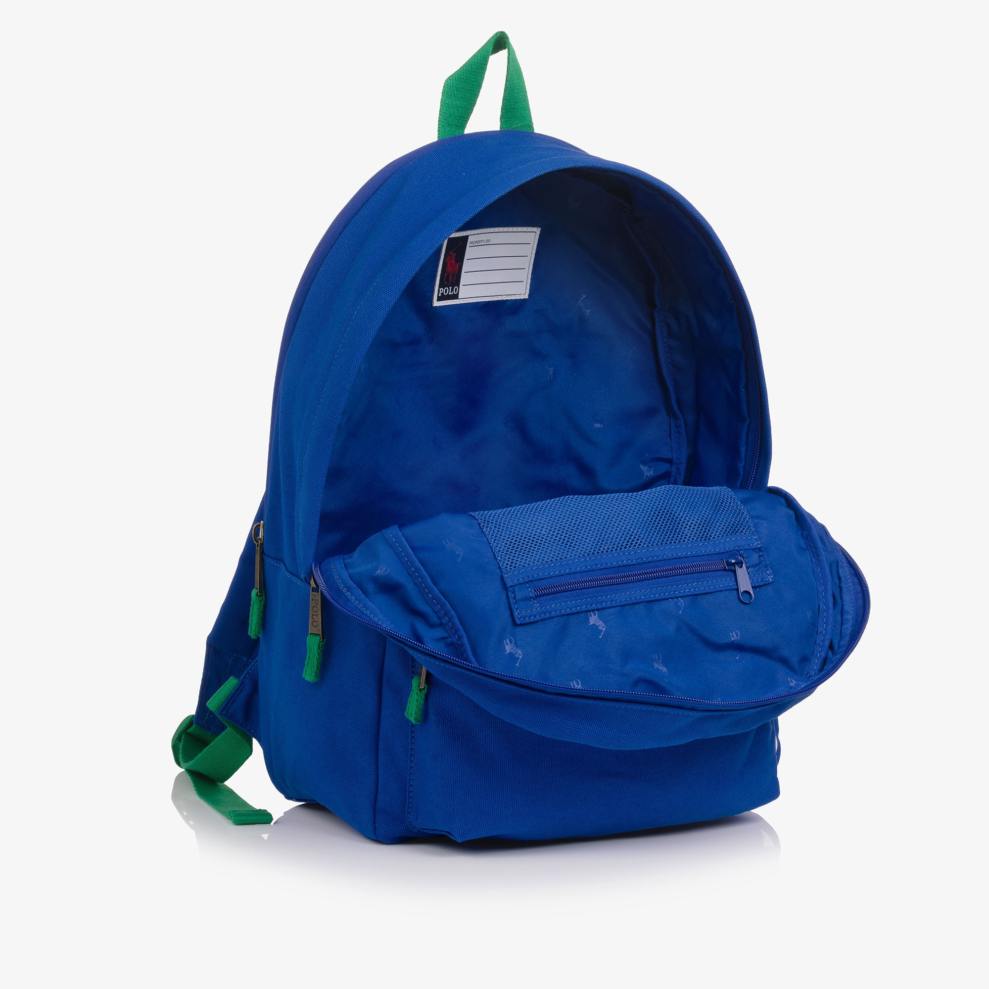 Royal Blue Backpack with Big Pony Embroidery (45cm) - View 5