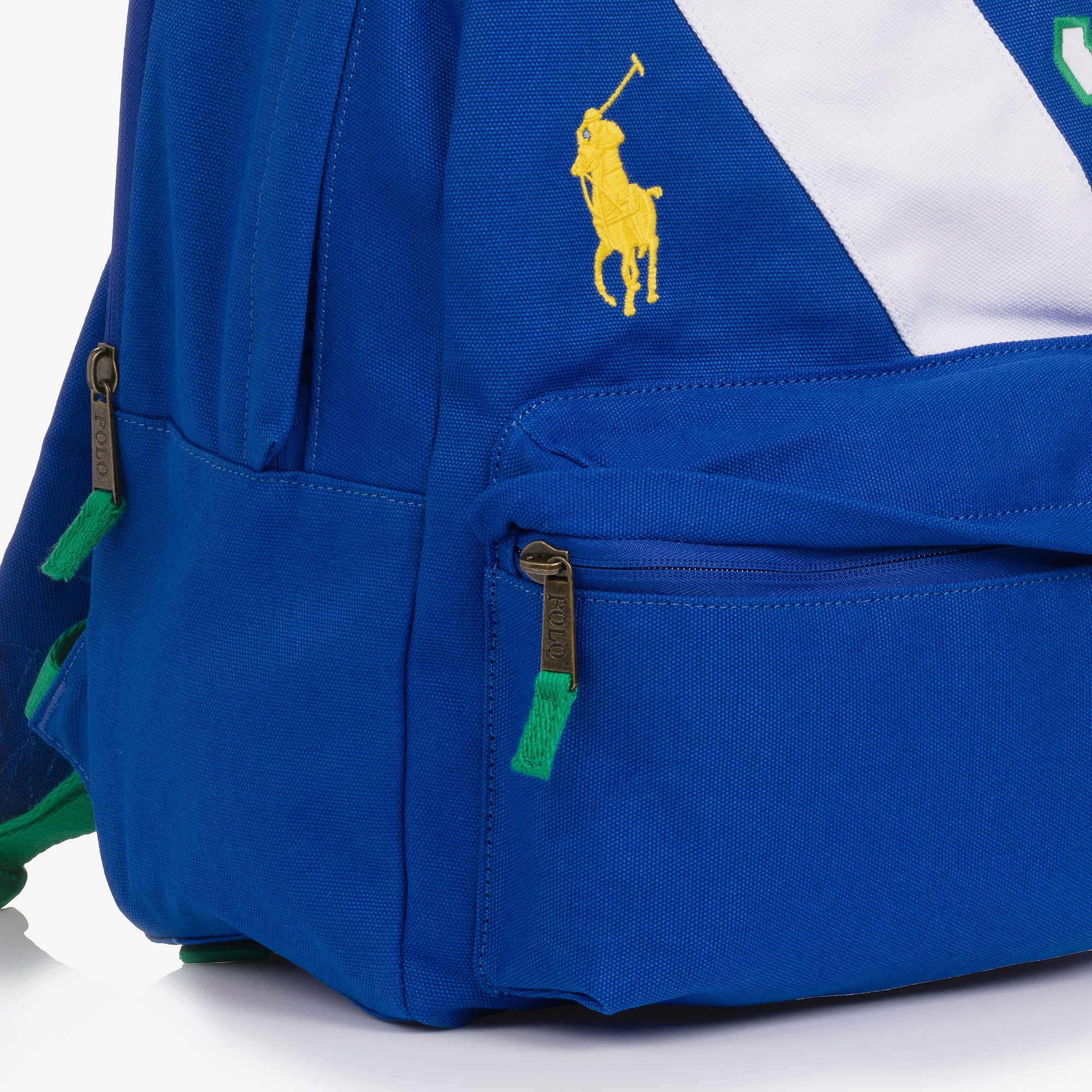 Royal Blue Backpack with Big Pony Embroidery (45cm) - View 7