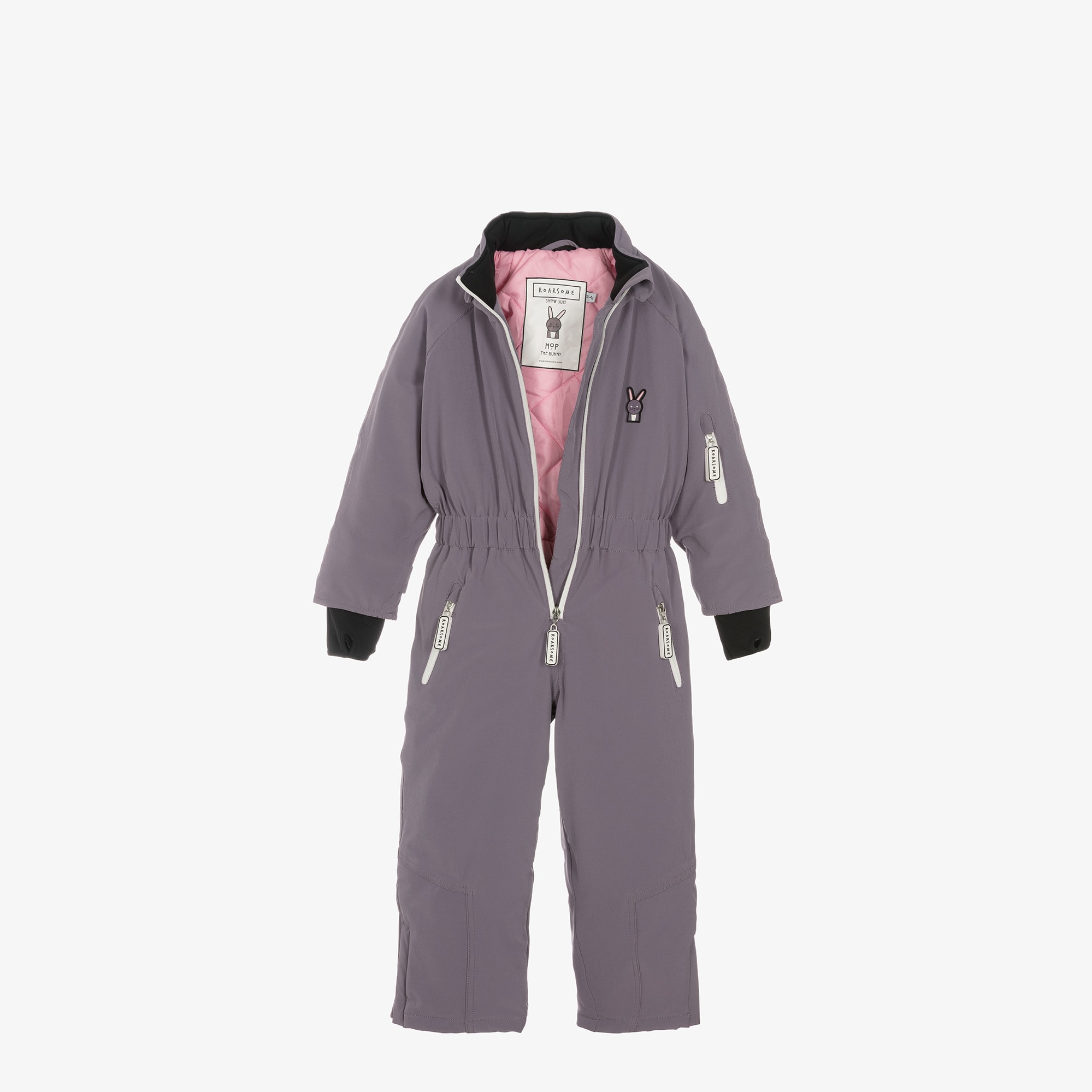 Grey Hop The Bunny Snowsuit - View 5