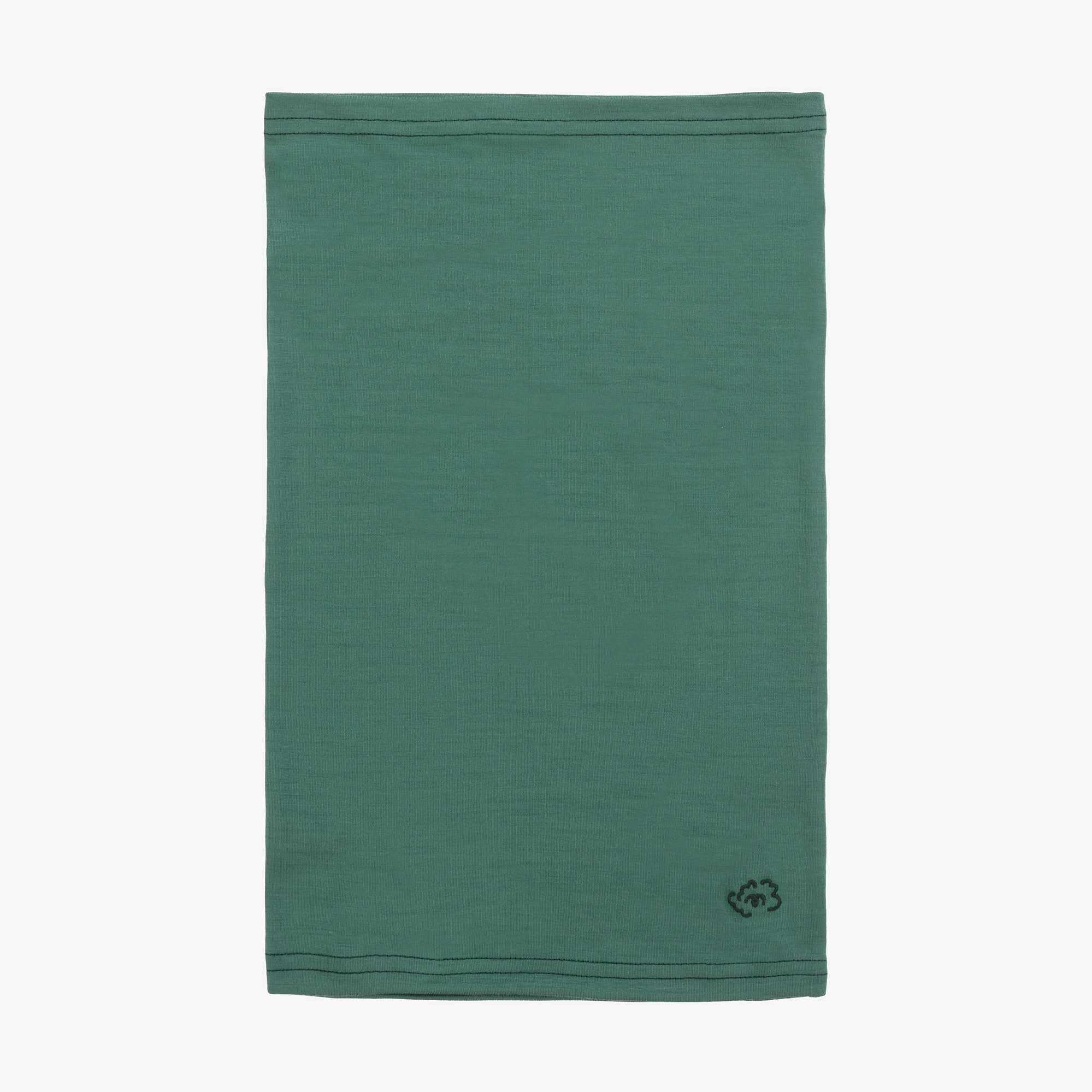 Green Merino Wool Snood - View 2