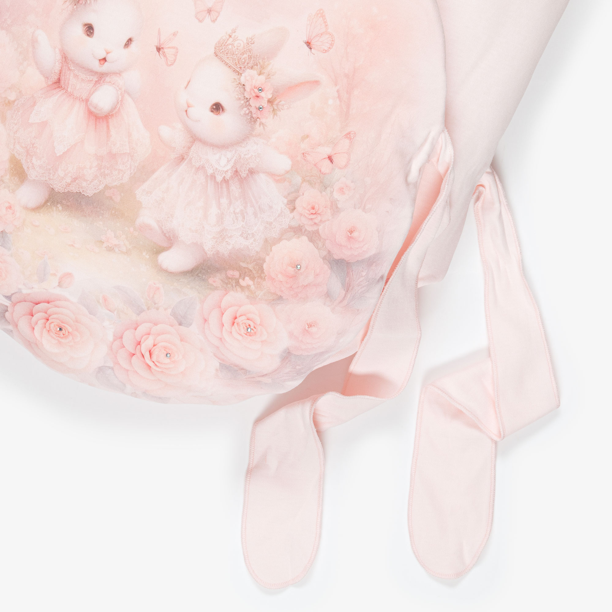 Pink Cotton Bunny Rabbit Padded Nest (68cm) - View 6
