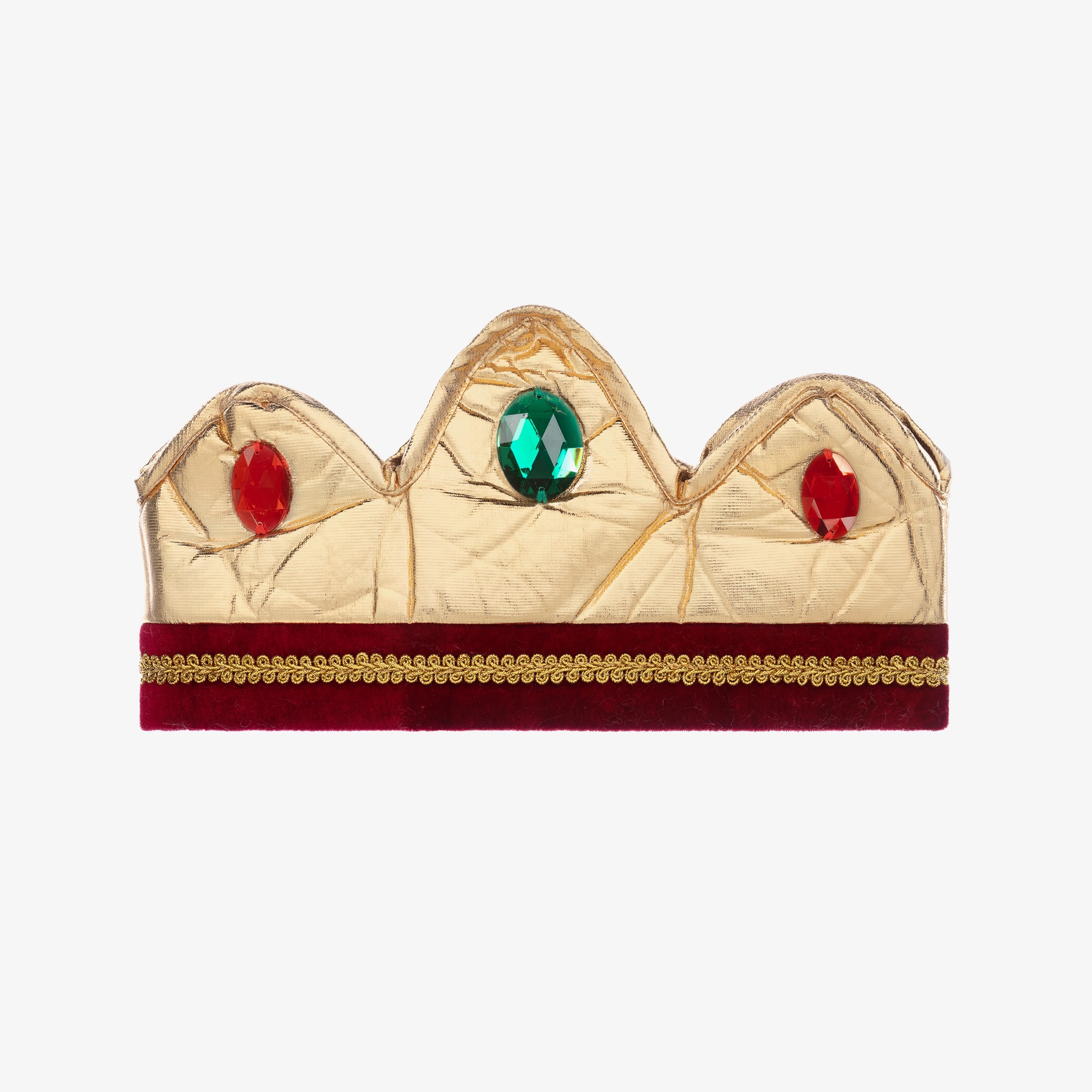 Red & Gold Dressing-Up Crown - View 1