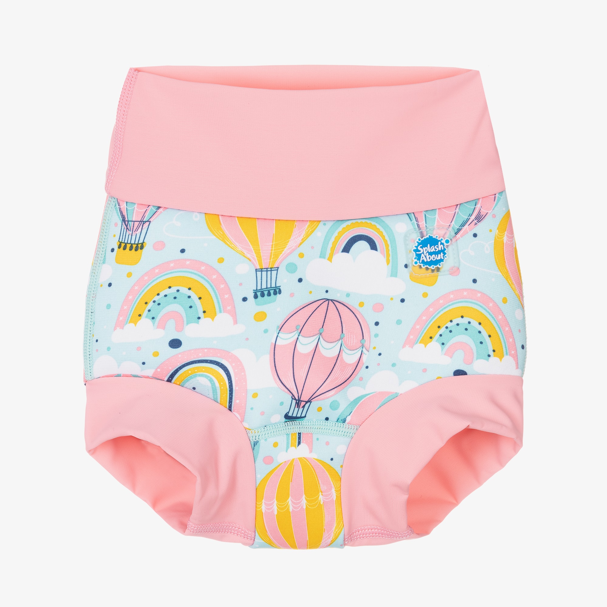Pink Happy Nappy Duo Swim Pants (UPF50+) - View 1