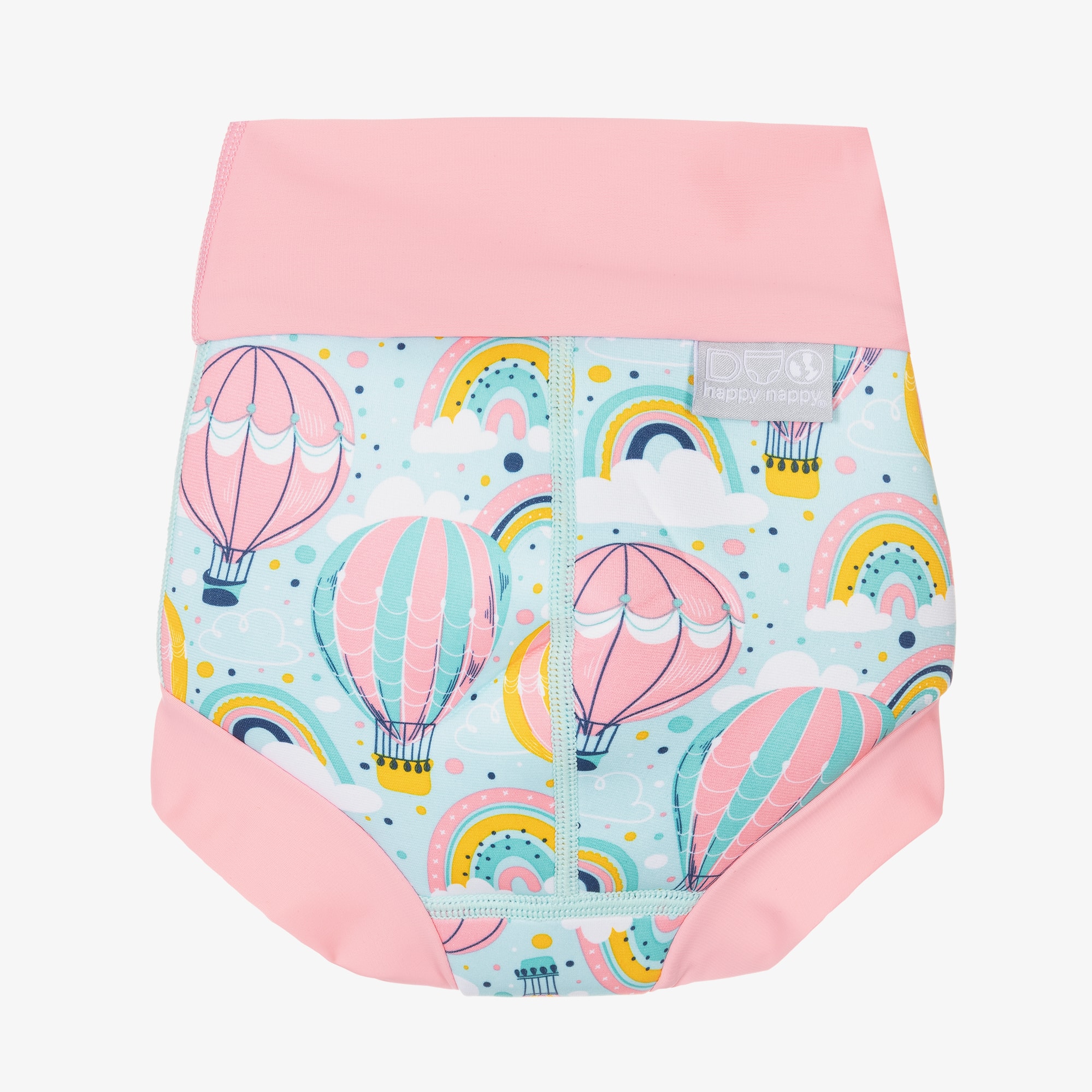 Pink Happy Nappy Duo Swim Pants (UPF50+) - View 2
