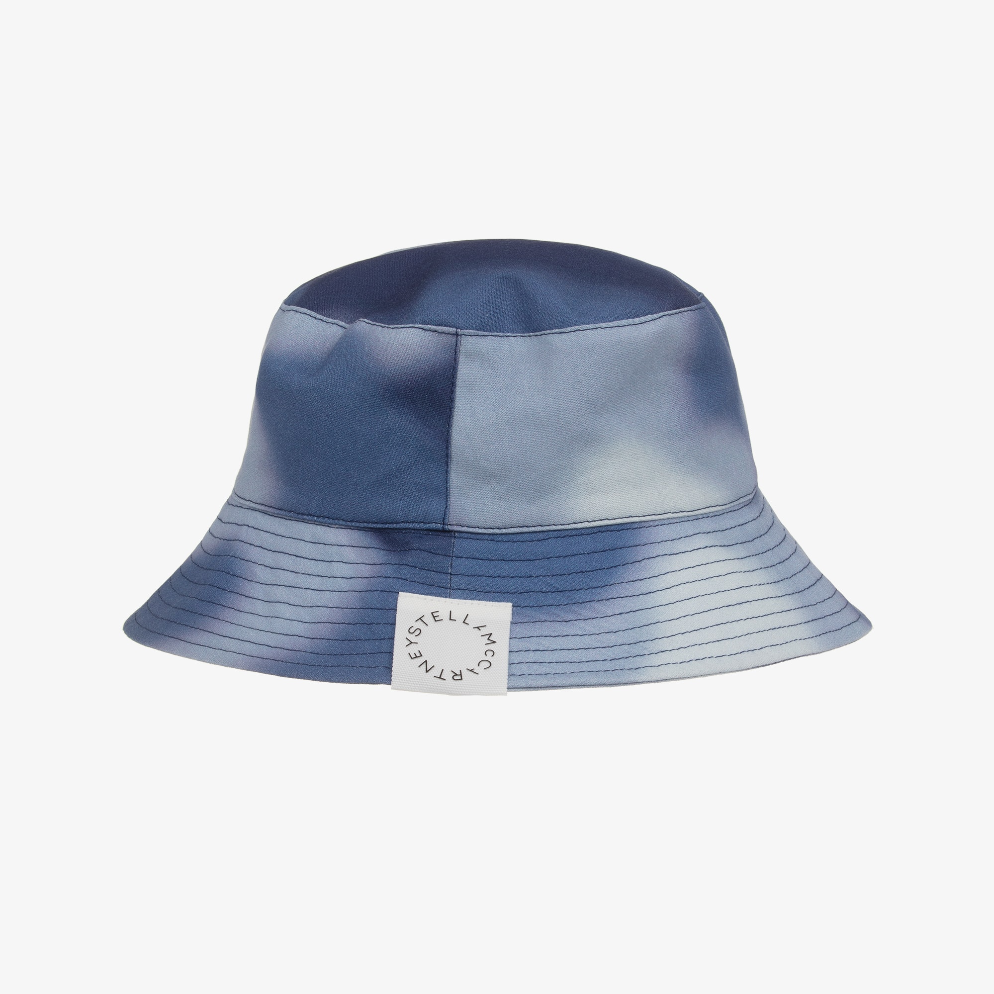 Boys Blue Cotton Tie-Dye Bucket Hat - View 3