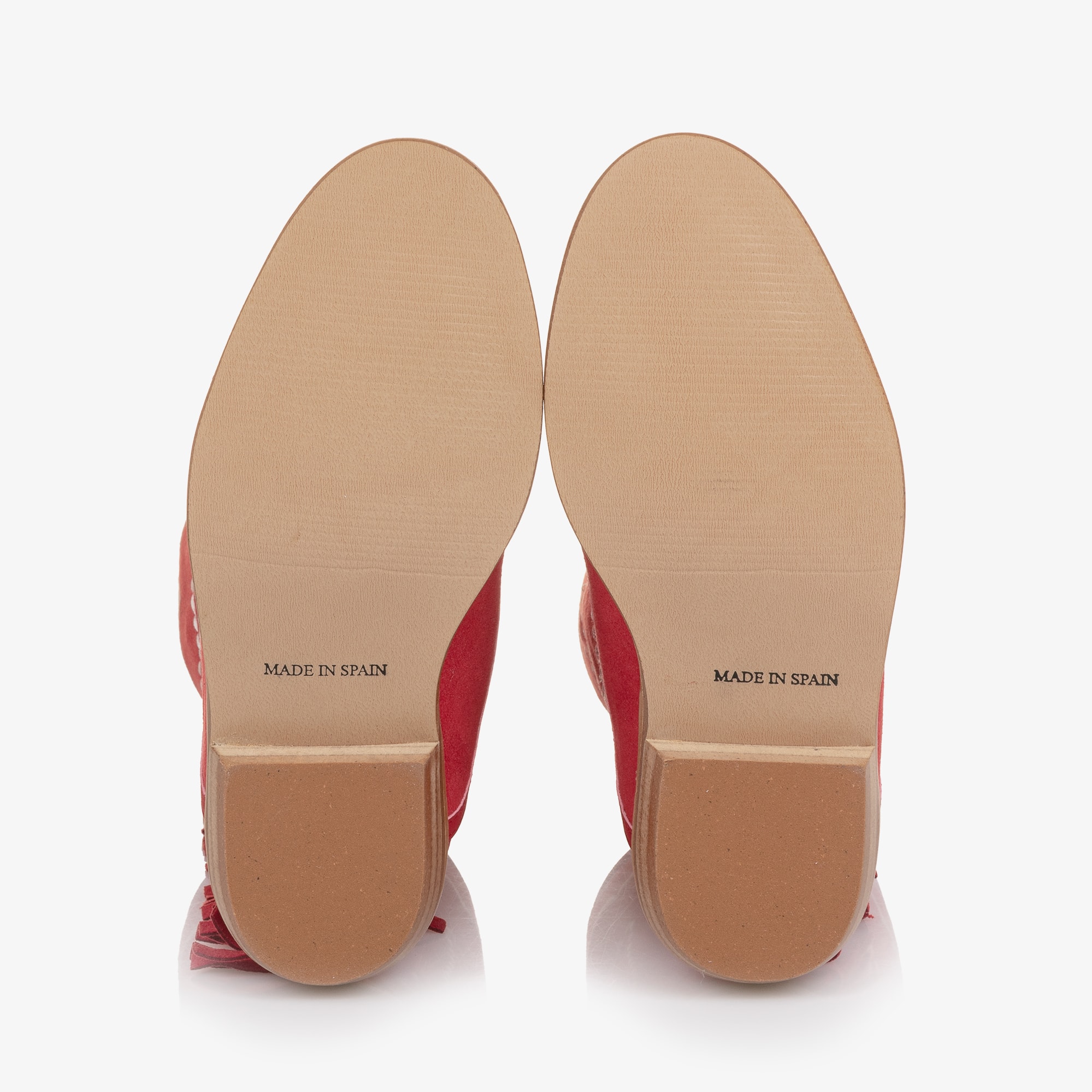 Girls Red Embroidered Cowboy Boots - View 4